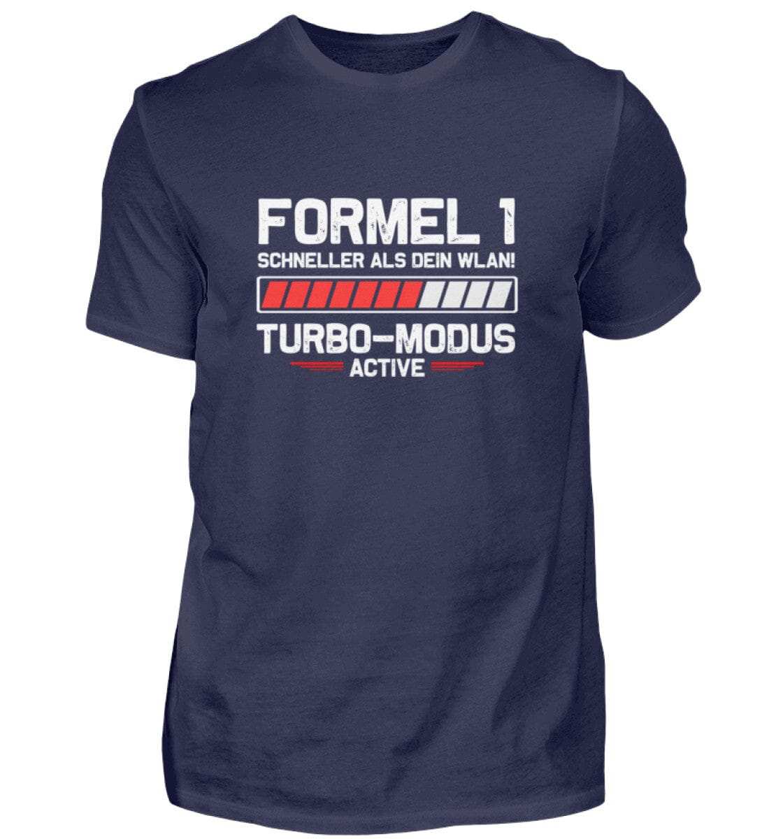 Formel 1 Schneller als Dein WLAN! - Herren Shirt Herren Basic T-Shirt Shirtee Navy XS 