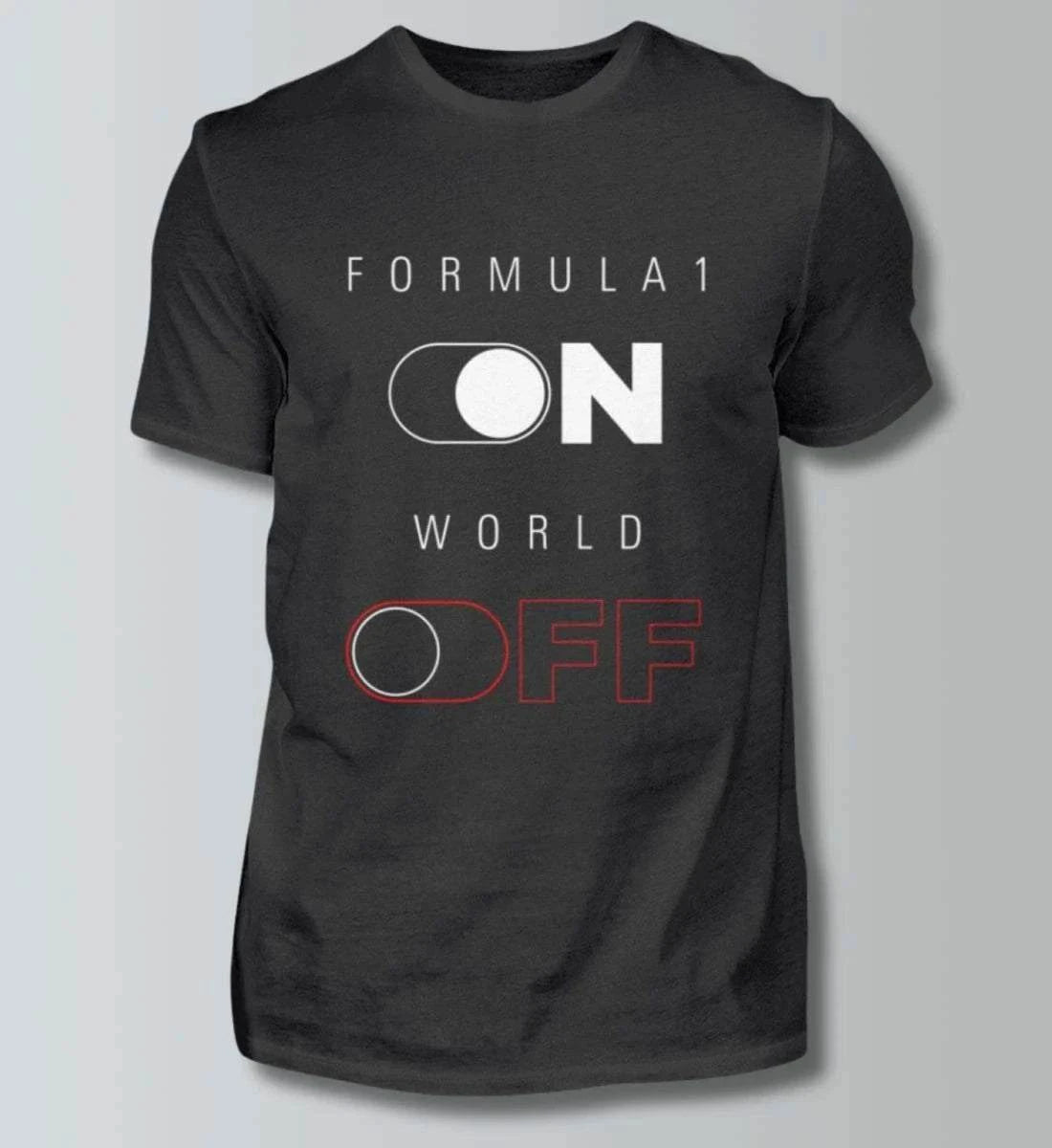 Formula 1 ON T-Shirt – Motorsport-Style für echte Fans T-Shirts Novawear Black XS 