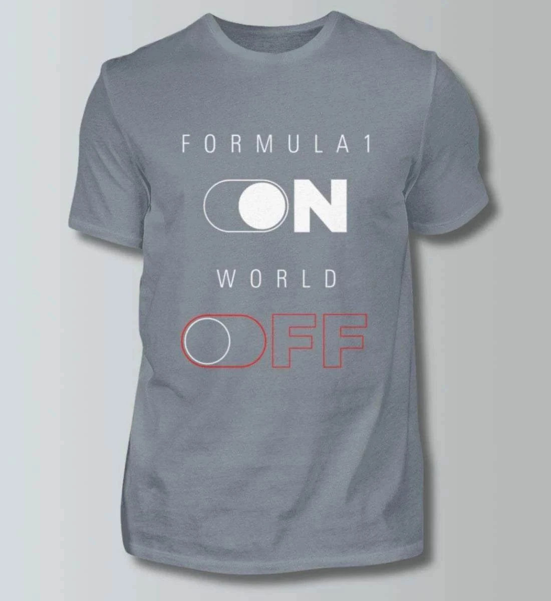 Formula 1 ON T-Shirt – Motorsport-Style für echte Fans T-Shirts Novawear Pacific Grey S 