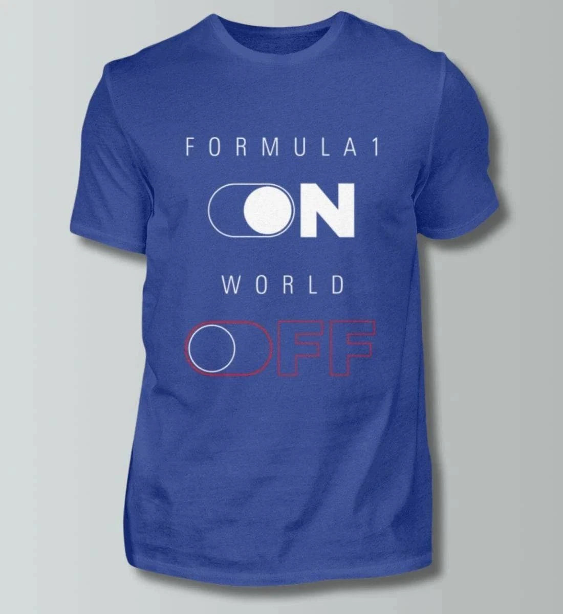 Formula 1 ON T-Shirt – Motorsport-Style für echte Fans T-Shirts Novawear Royal Blue XS 