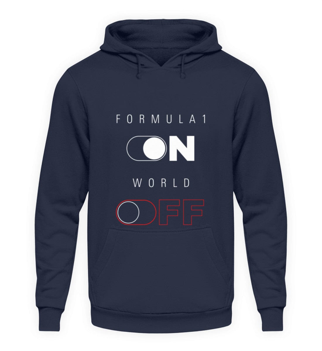 Formula 1 ON - Unisex Kapuzenpullover Hoodie Unisex Hoodie Shirtee Oxford Navy XS 