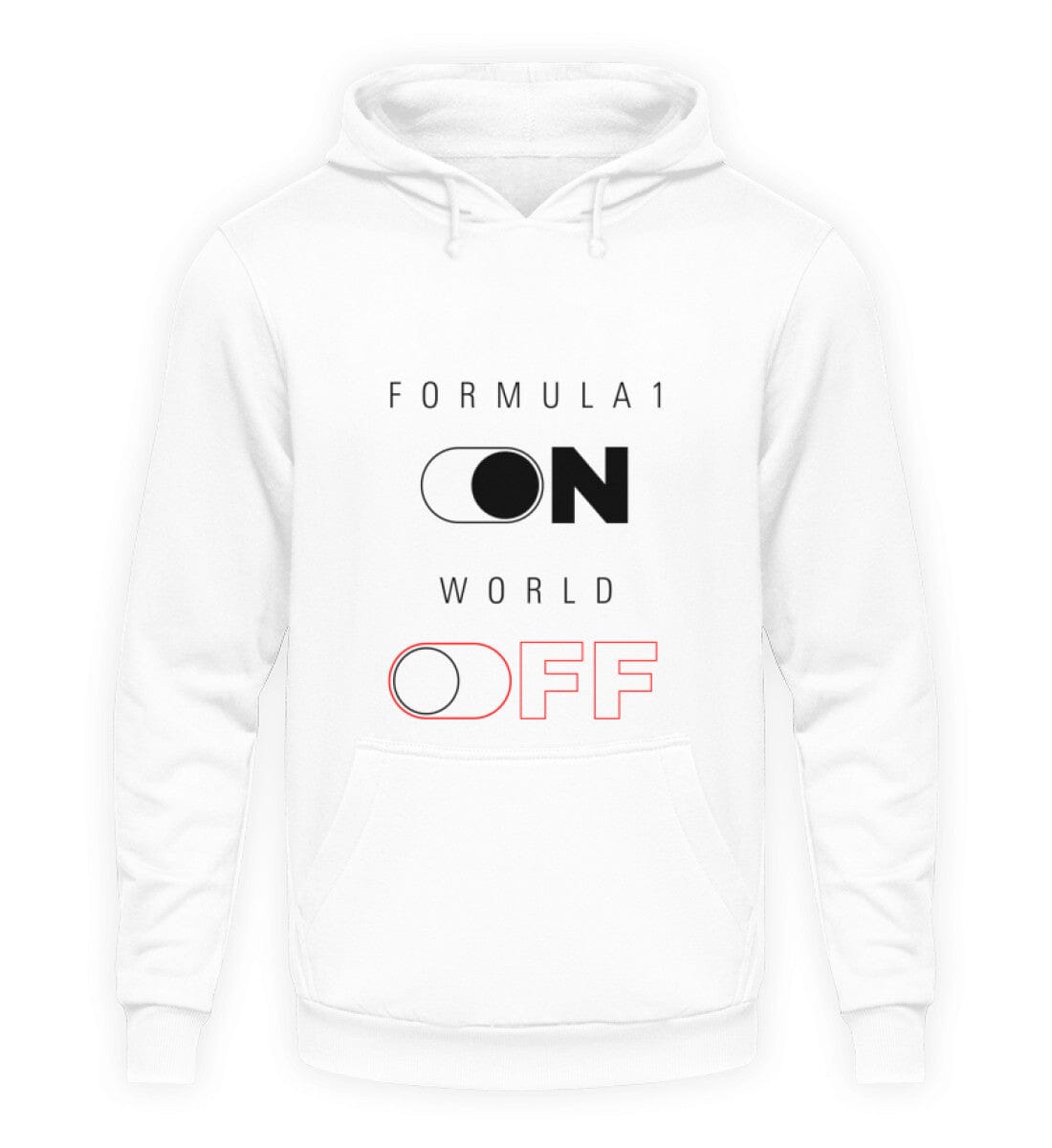 Formula 1 ON/OFF Hoodie – Motorsport-Style für echte Fans (Bio-Baumwolle) Hoodie Novawear Arctic White XS 