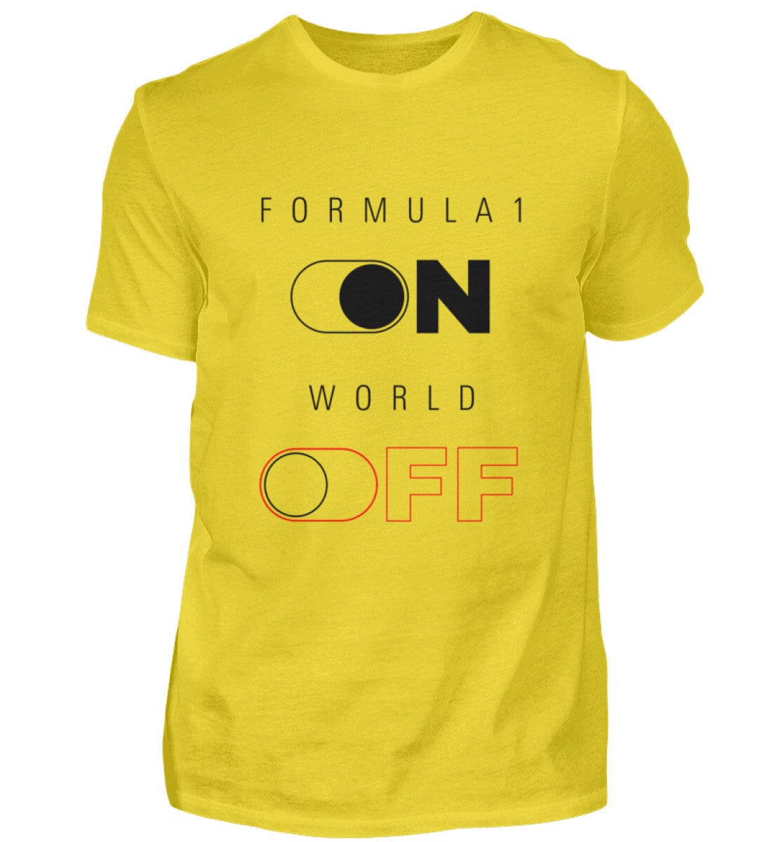 Formula 1 ON/OFF T-Shirt – Motorsport-Style für echte Fans T-Shirt Novawear Gold XS 