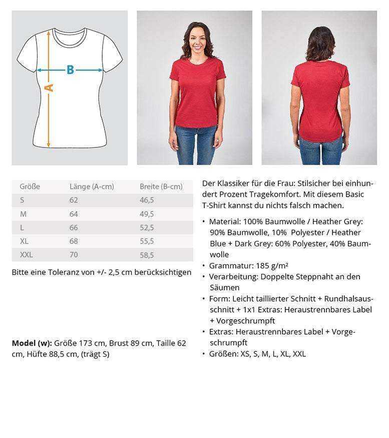 Formula Backprint Damen T-Shirt - Stylisches F1 Shirt | 100% Baumwolle | NOVAWEAR Damen Basic T-Shirt Novawear 