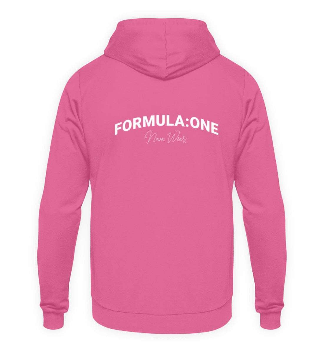 Formula Backprint Unisex Hoodie - Stylischer Kapuzenpullover | NOVAWEAR Unisex Hoodie Novawear Candyfloss Pink S 