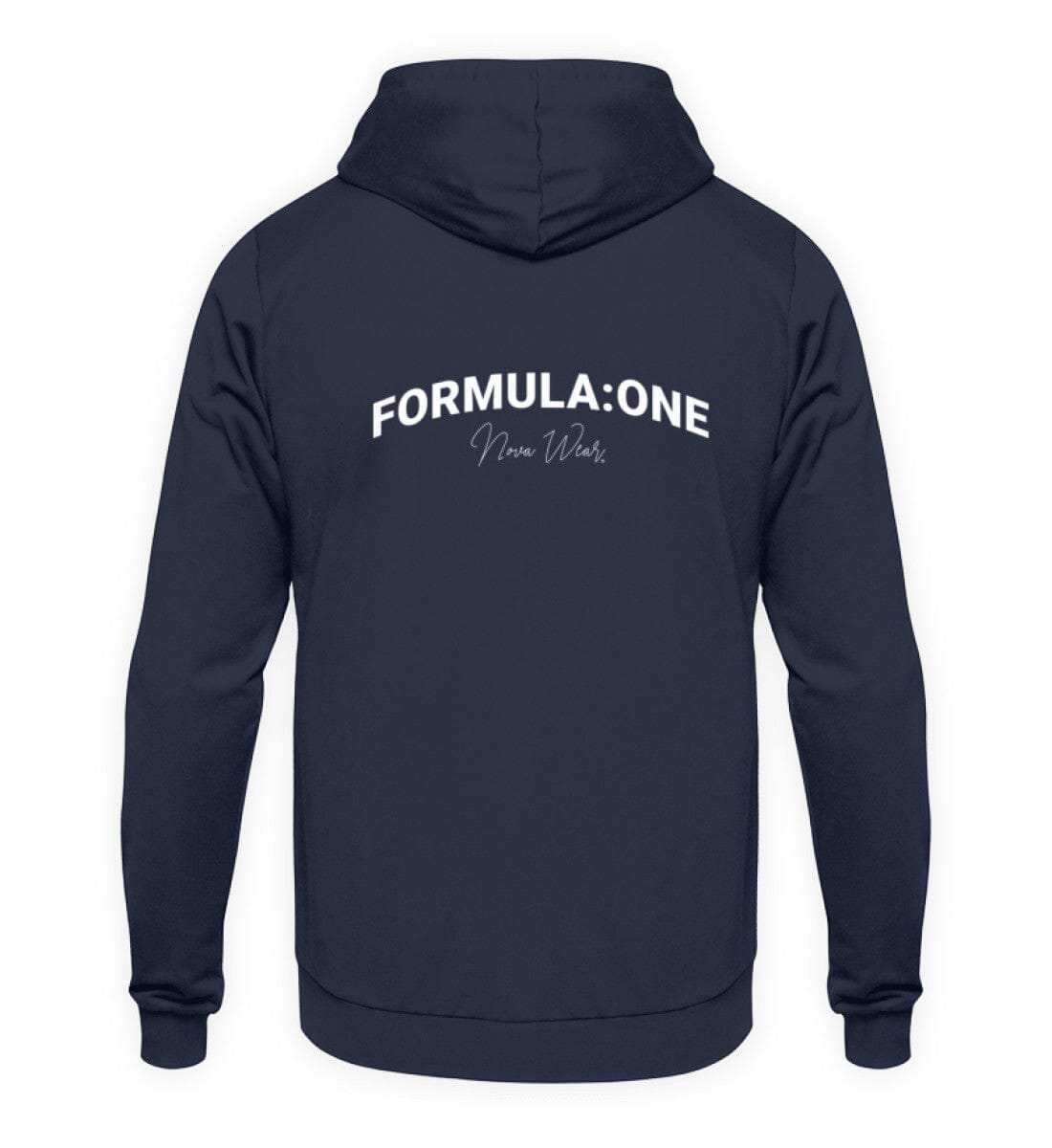 Formula Backprint Unisex Hoodie - Stylischer Kapuzenpullover | NOVAWEAR Unisex Hoodie Novawear Oxford Navy XS 