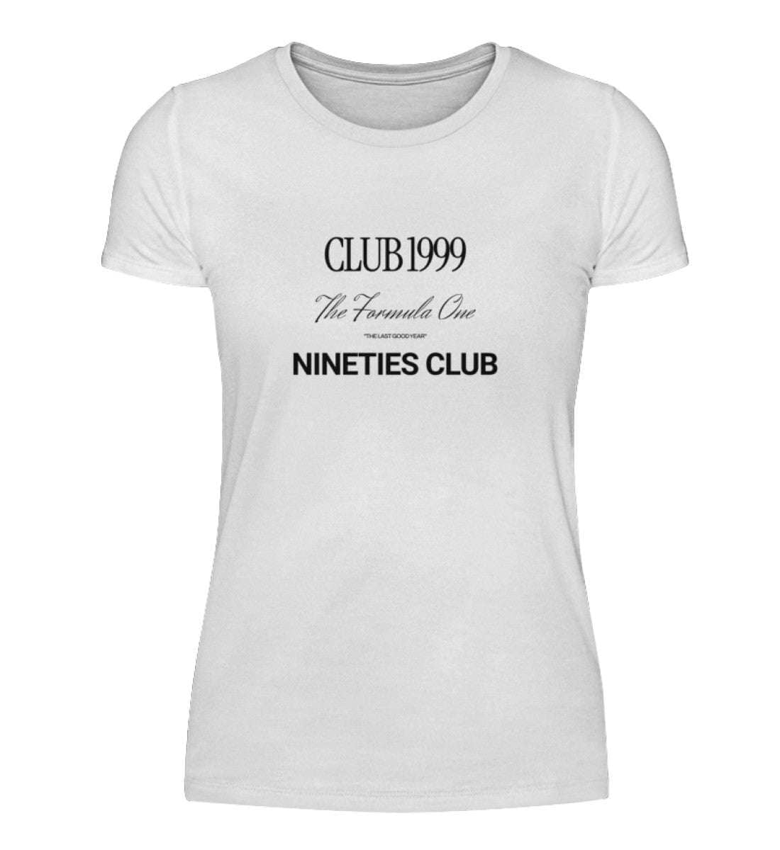 Formula One Club 1999 Damen T-Shirt - Stylisches F1 Shirt | 100% Baumwolle | NOVAWEAR Damen Basic T-Shirt Novawear White S 