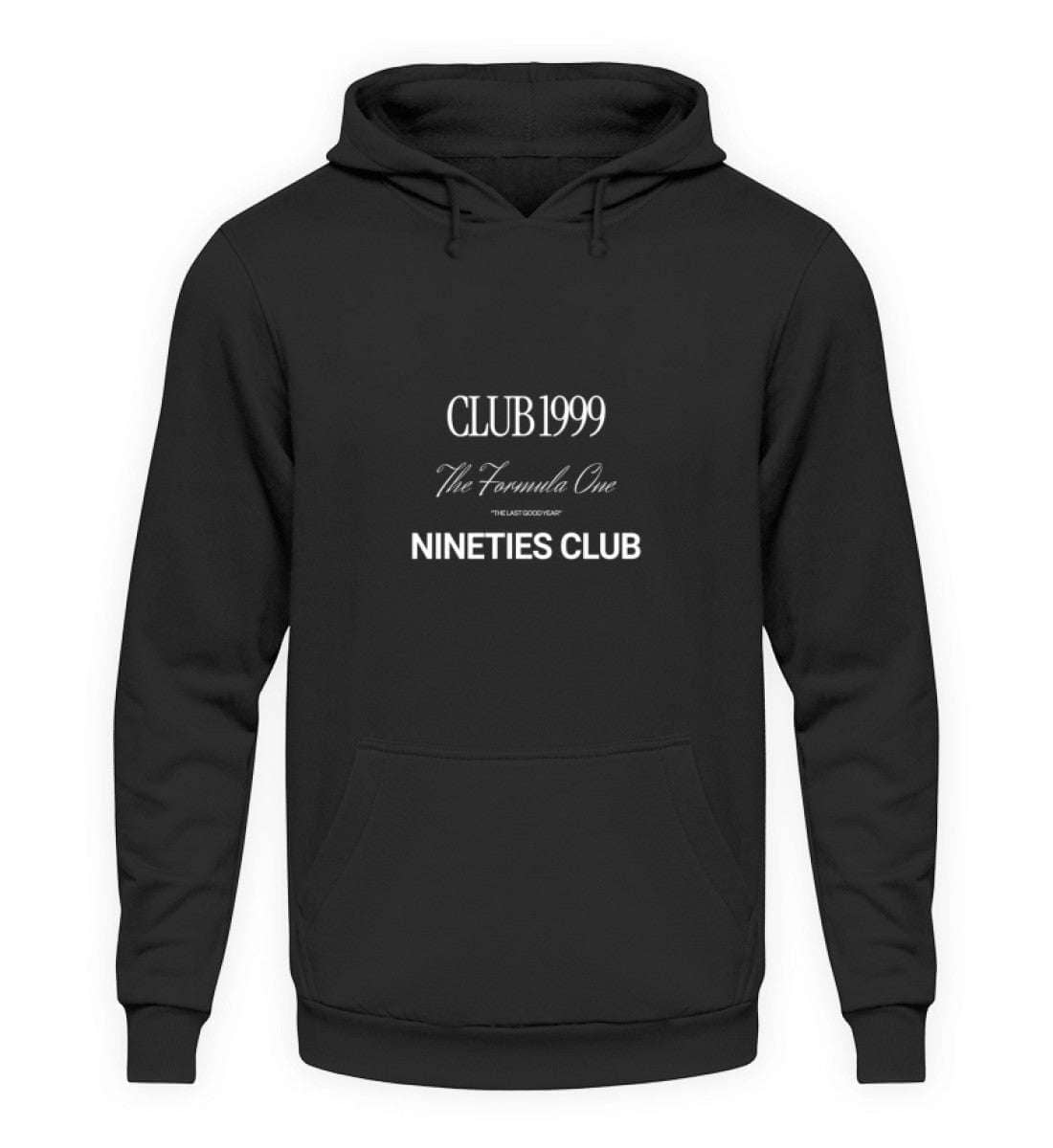 Formula One - Club 1999 - Unisex Kapuzenpullover Hoodie Unisex Hoodie Novawear Deep Black XS 