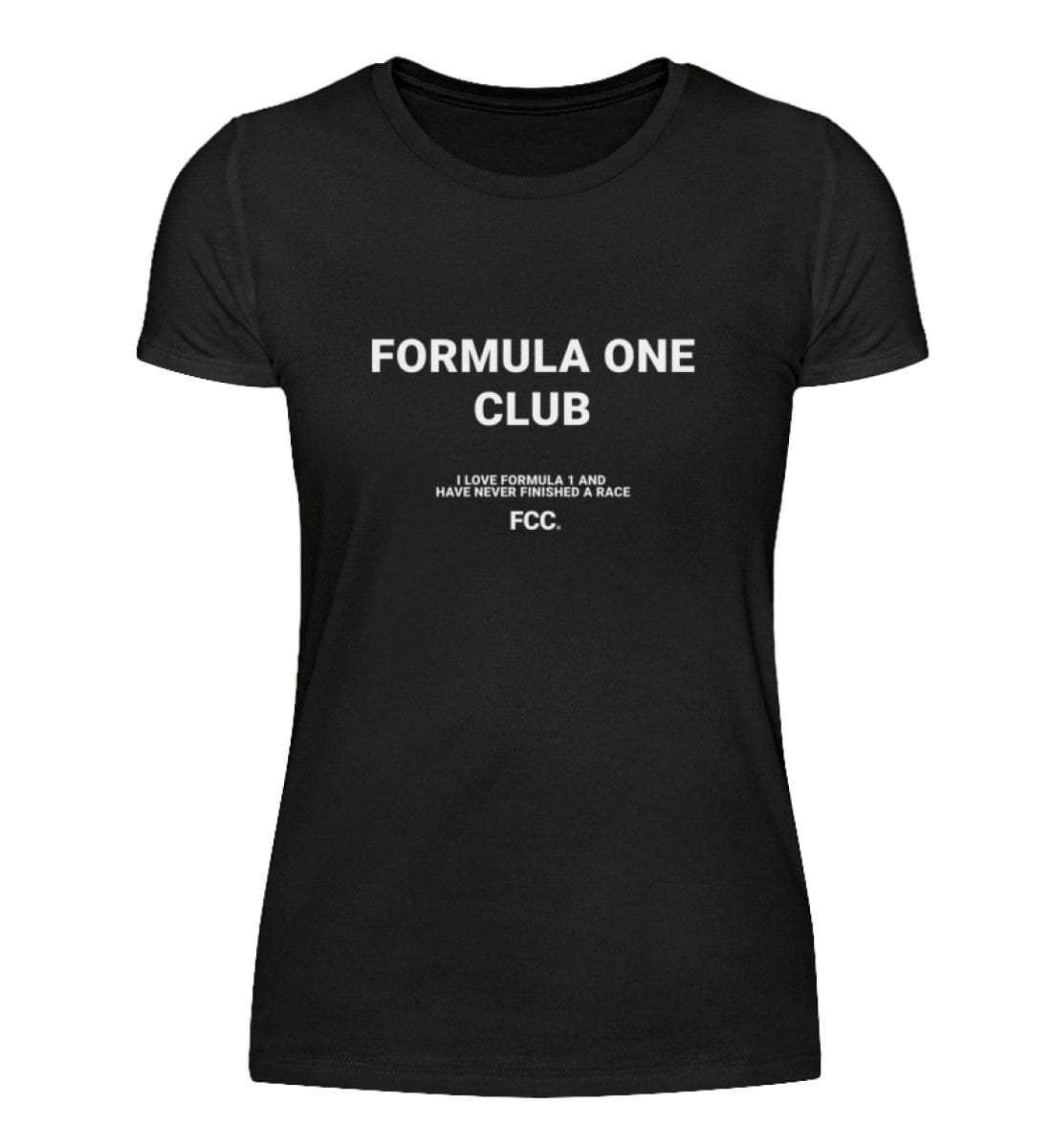 Formula One Club Damen T-Shirt - Stylisches F1 Shirt | 100% Baumwolle | NOVAWEAR Damen Basic T-Shirt Novawear Black S 