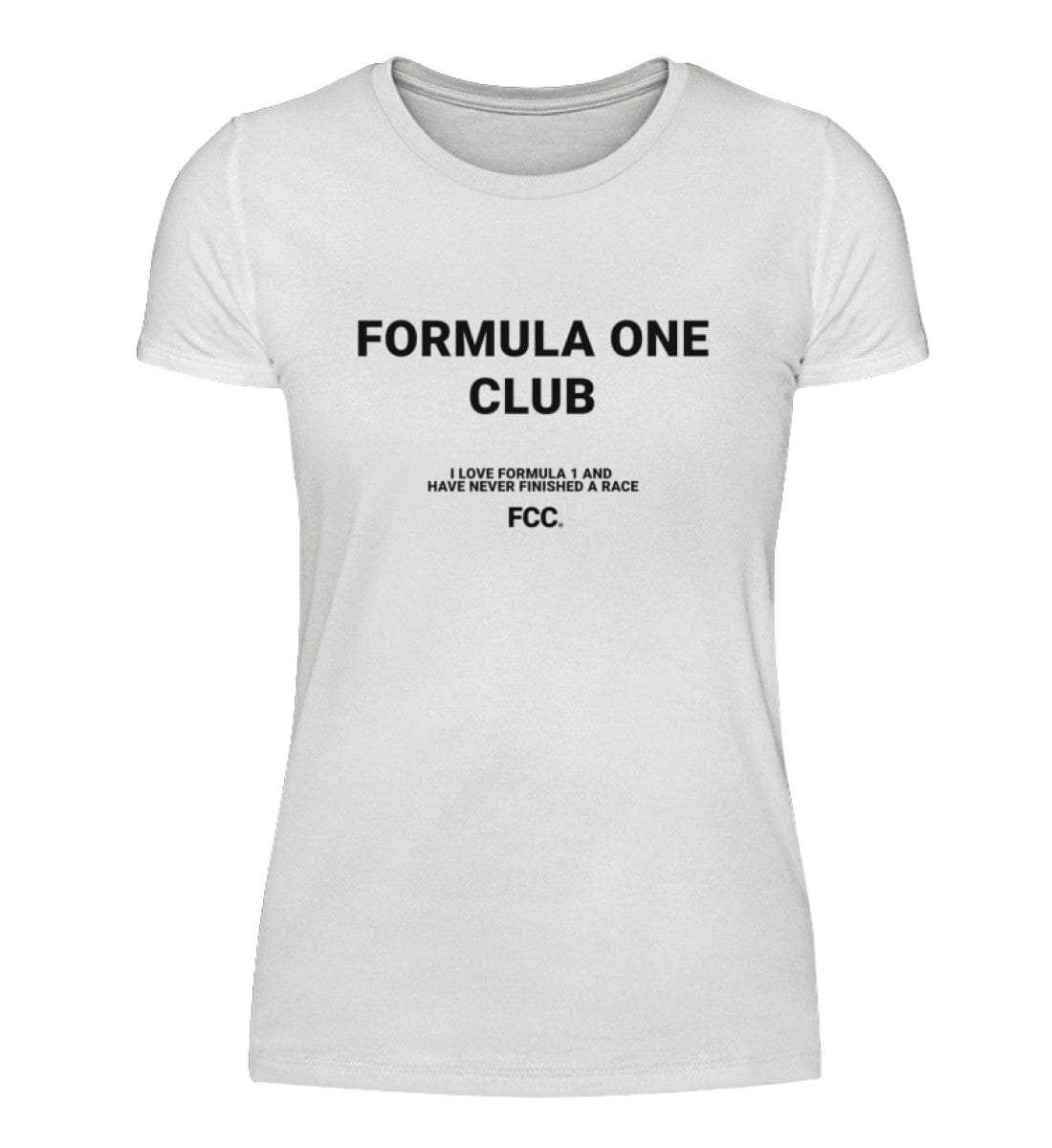 Formula One Club Damen T-Shirt - Stylisches F1 Shirt | 100% Baumwolle | NOVAWEAR Damen Basic T-Shirt Novawear White S 