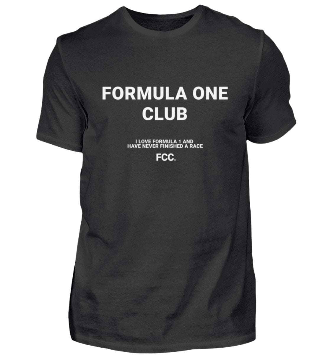 Formula One Club Herren T-Shirt - Stylisches F1 Shirt | 100% Baumwolle | NOVAWEAR Herren Basic T-Shirt Novawear Black XS 