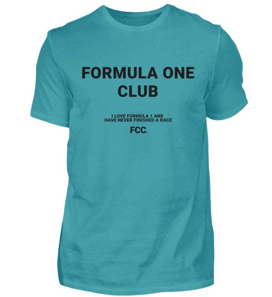 Formula One Club Herren T-Shirt - Stylisches F1 Shirt | 100% Baumwolle | NOVAWEAR Herren Basic T-Shirt Novawear Swimming Pool XS 