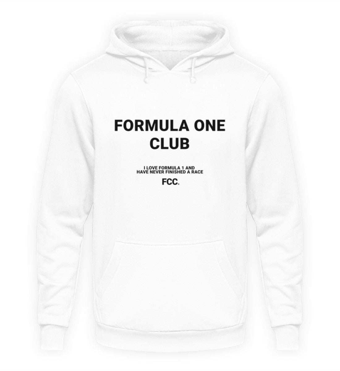 Formula One Club Unisex Hoodie - Stylischer Kapuzenpullover | NOVAWEAR Unisex Hoodie Novawear Arctic White XS 