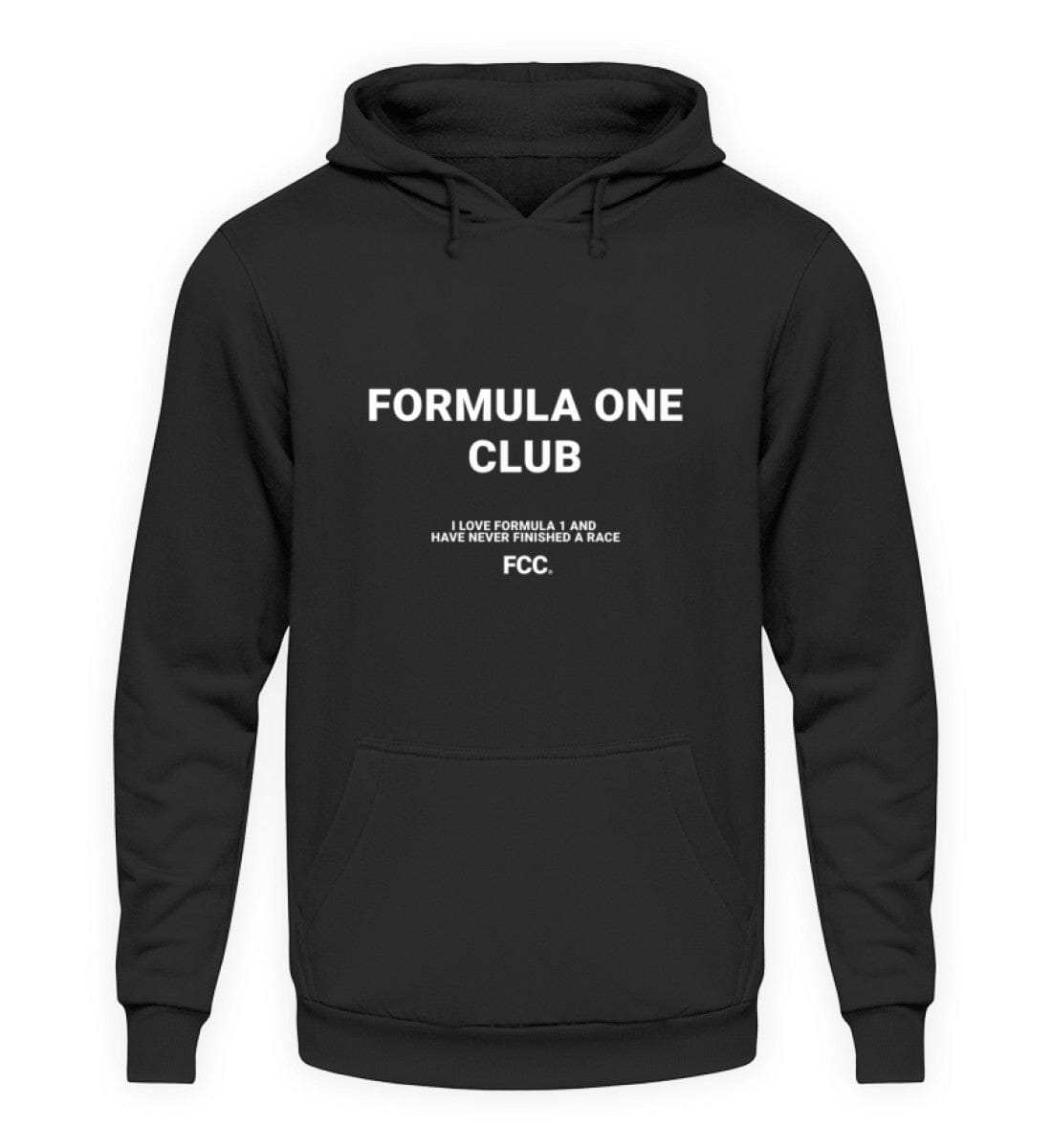 Formula One Club Unisex Hoodie - Stylischer Kapuzenpullover | NOVAWEAR Unisex Hoodie Novawear Deep Black XS 