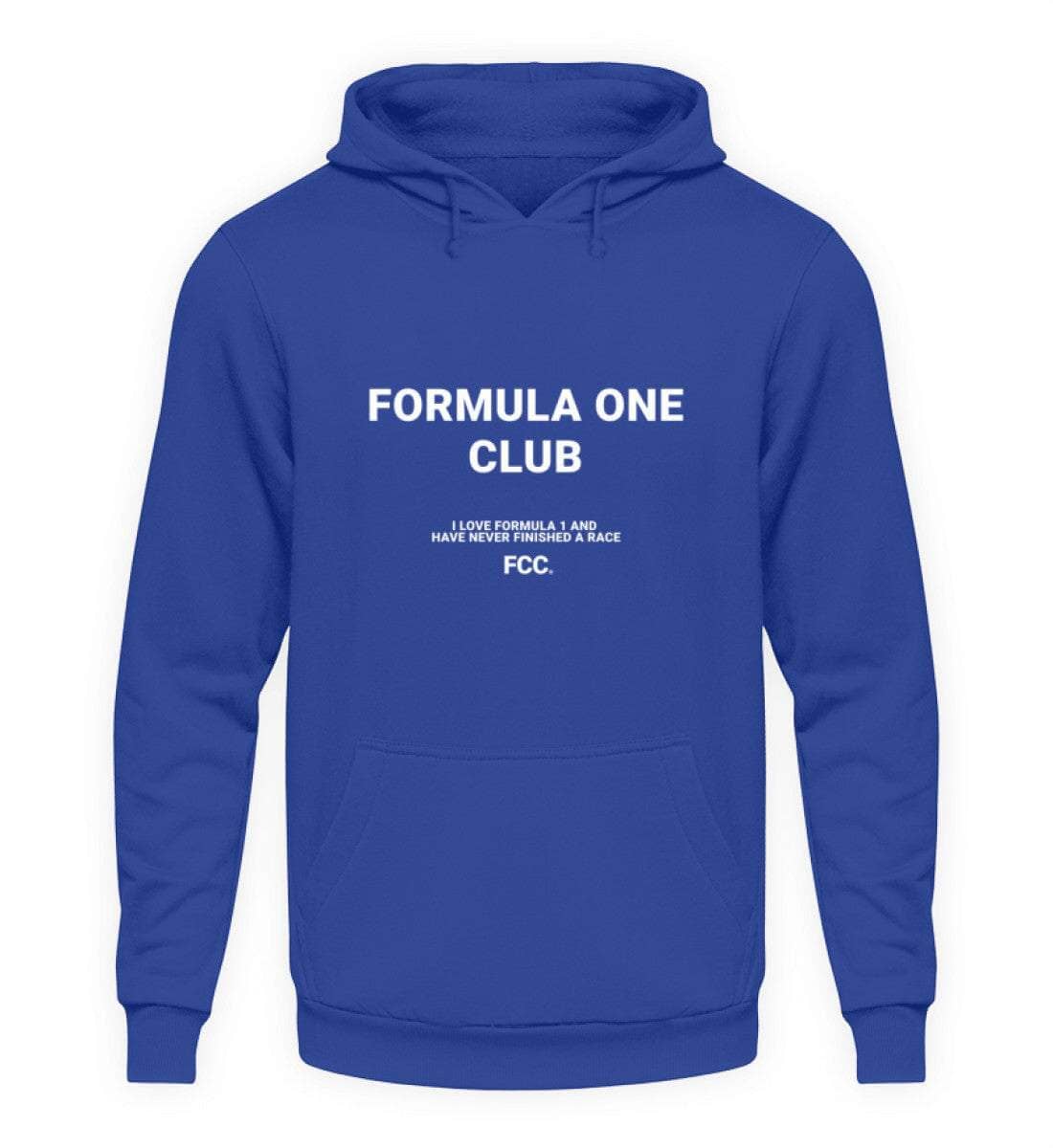 Formula One Club Unisex Hoodie - Stylischer Kapuzenpullover | NOVAWEAR Unisex Hoodie Novawear Royal Blue XS 