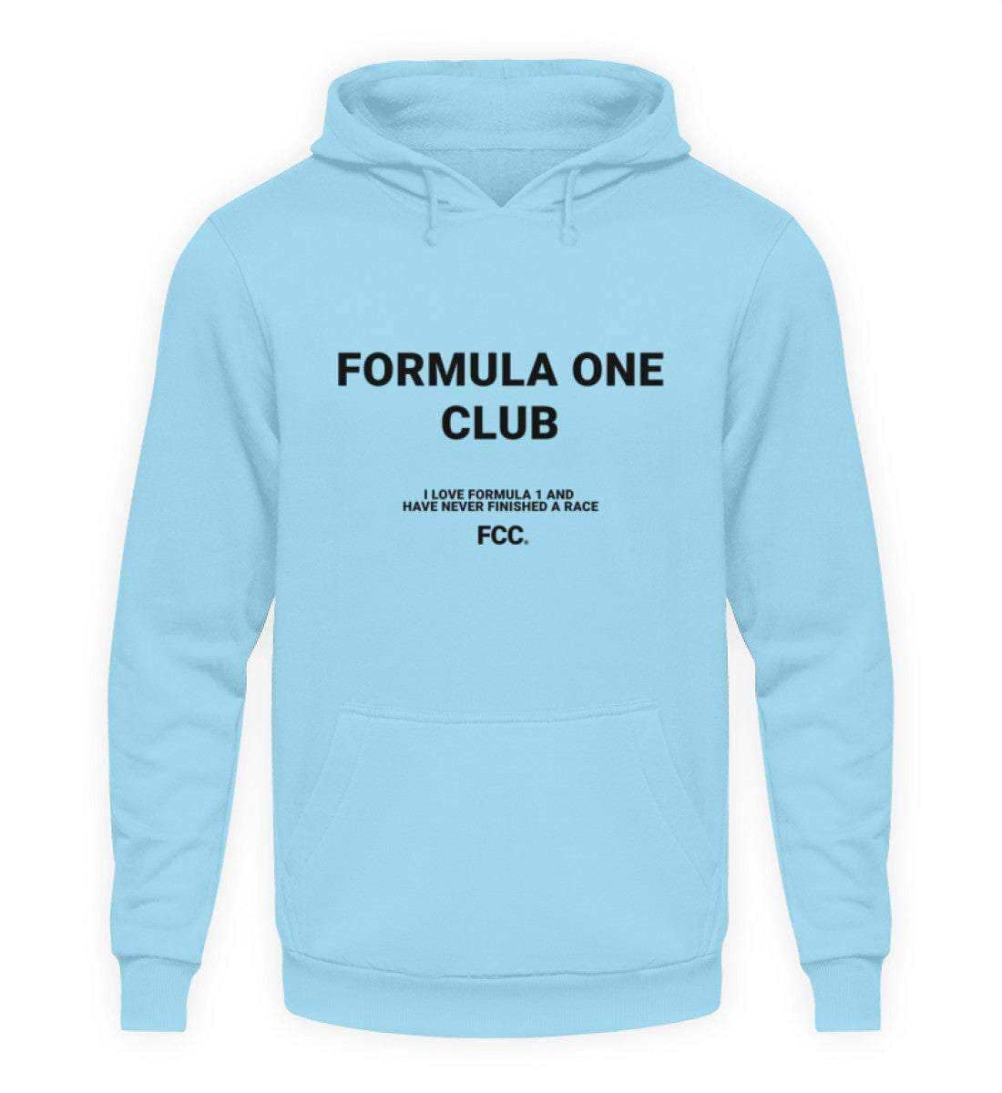 Formula One Club Unisex Hoodie - Stylischer Kapuzenpullover | NOVAWEAR Unisex Hoodie Novawear Sky Blue XS 