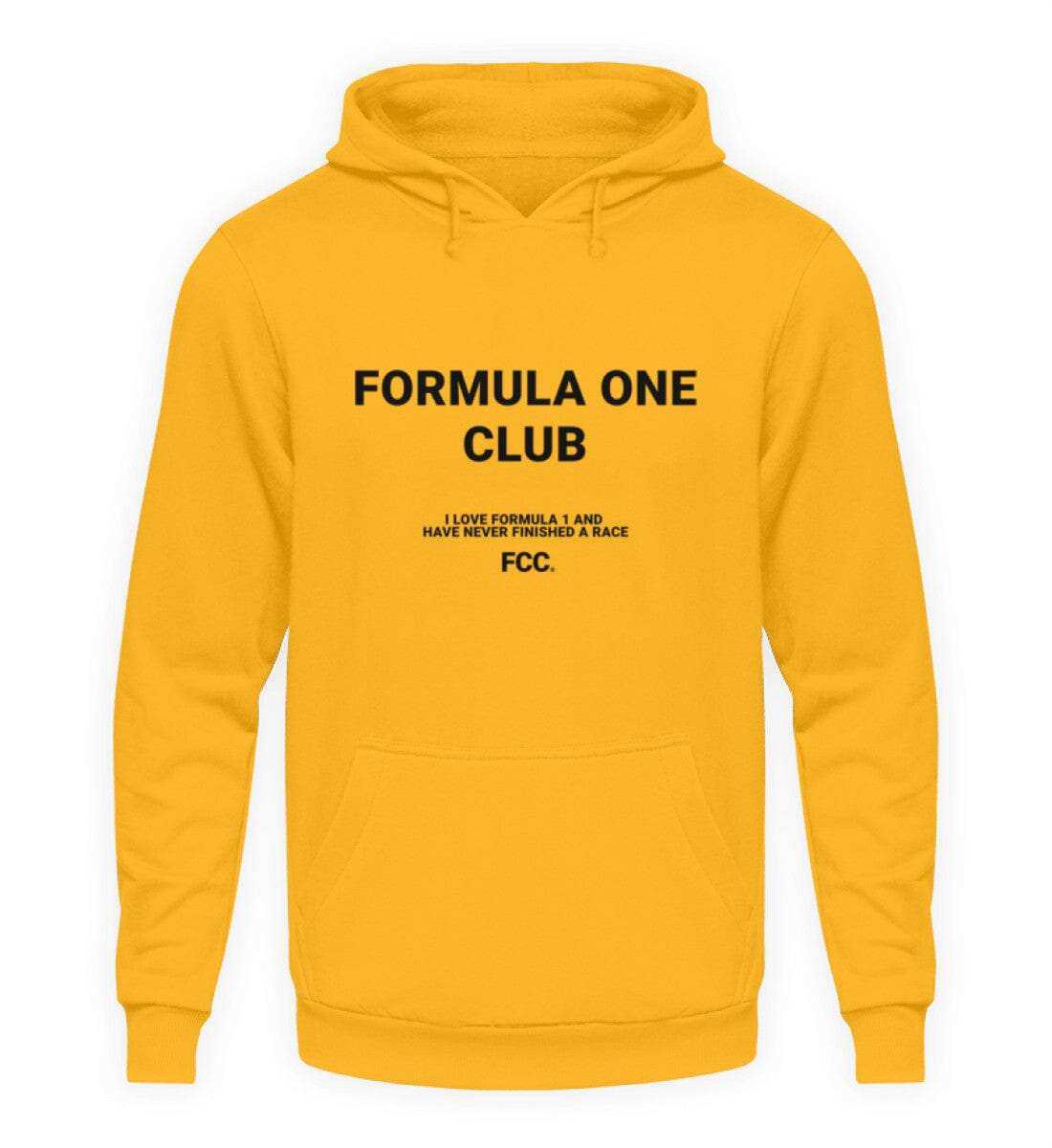 Formula One Club Unisex Hoodie - Stylischer Kapuzenpullover | NOVAWEAR Unisex Hoodie Novawear Sun Yellow XS 