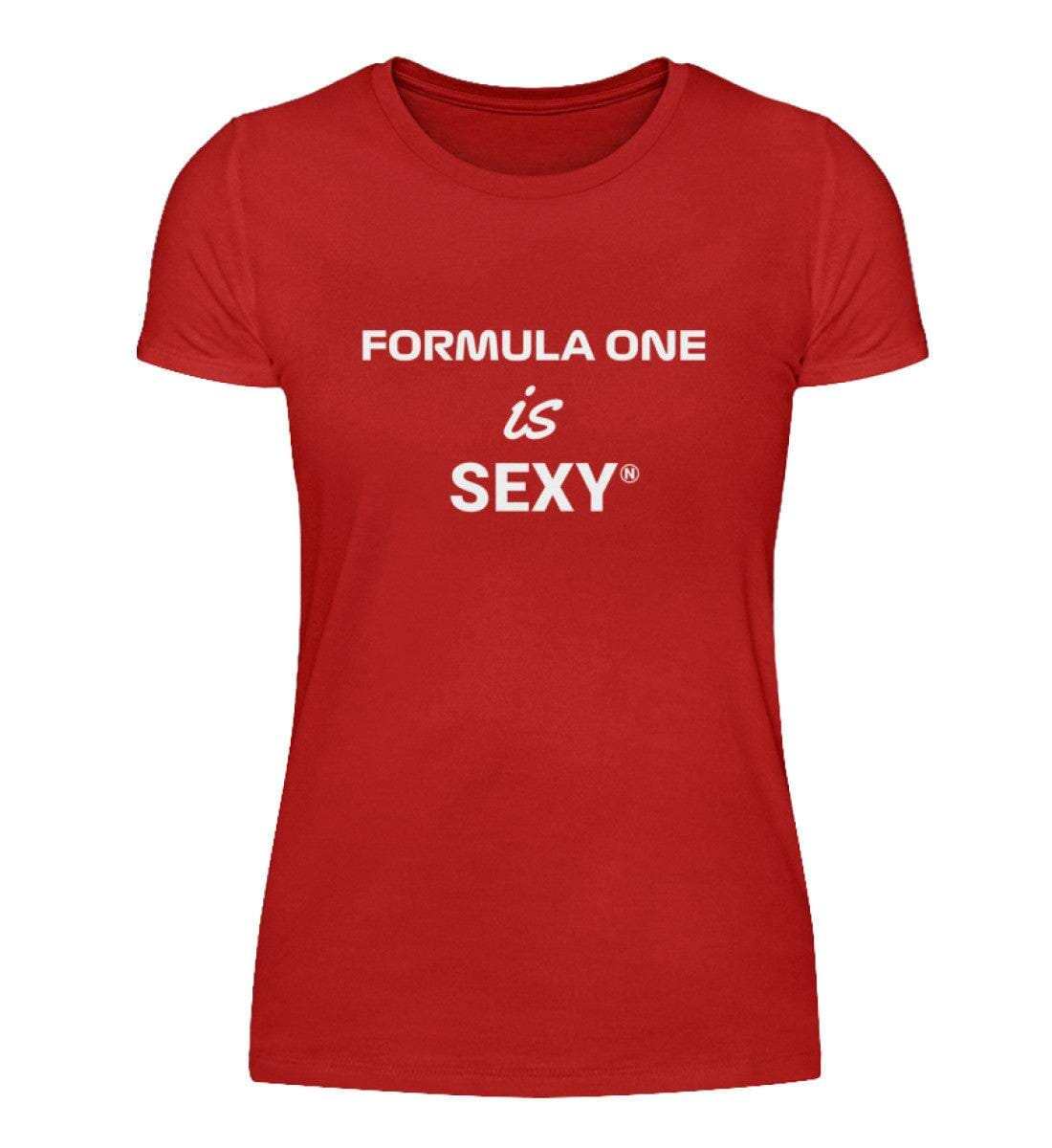 Formula One is Sexy Damen T-Shirt - Stylisches F1 Shirt | 100% Baumwolle | NOVAWEAR Damen Basic T-Shirt Novawear Red S 