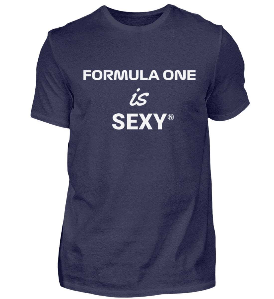 Formula One is Sexy Herren T-Shirt - Stylisches F1 Shirt | 100% Baumwolle | NOVAWEAR Herren Basic T-Shirt Novawear Navy XS 