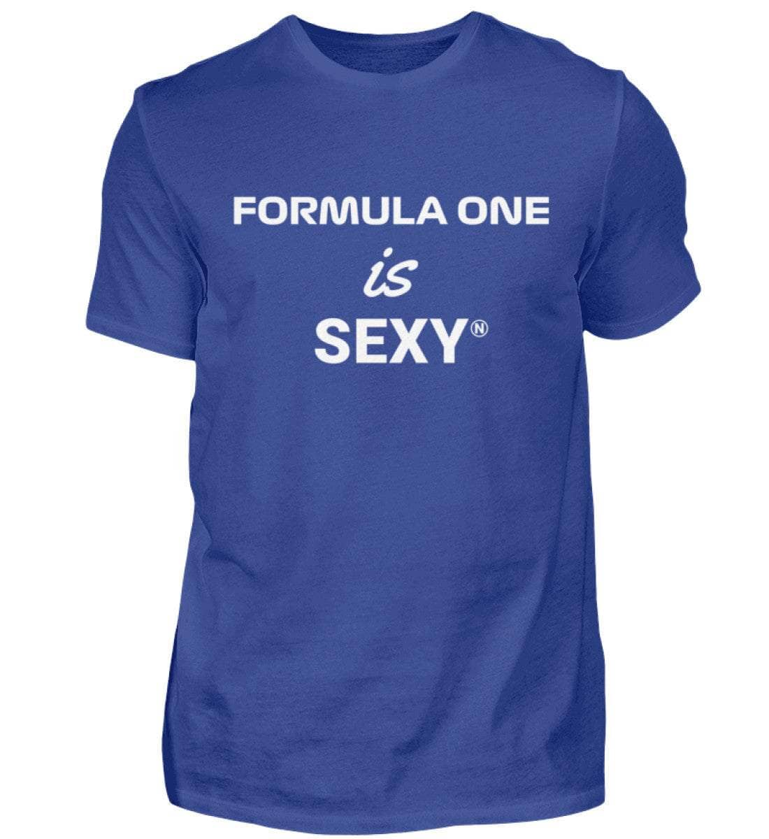 Formula One is Sexy Herren T-Shirt - Stylisches F1 Shirt | 100% Baumwolle | NOVAWEAR Herren Basic T-Shirt Novawear Royal Blue XS 