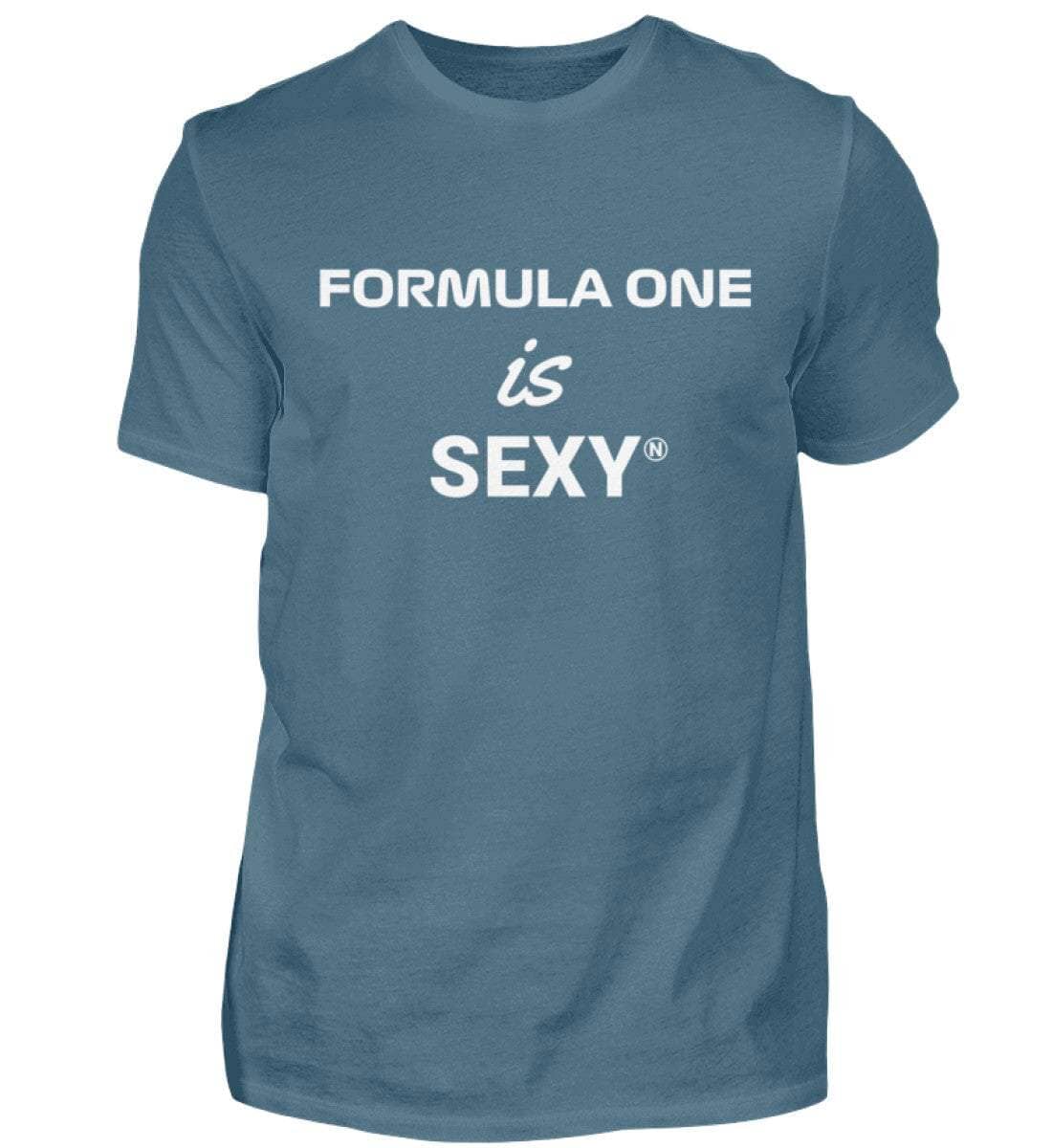 Formula One is Sexy Herren T-Shirt - Stylisches F1 Shirt | 100% Baumwolle | NOVAWEAR Herren Basic T-Shirt Novawear Stone Blue XS 