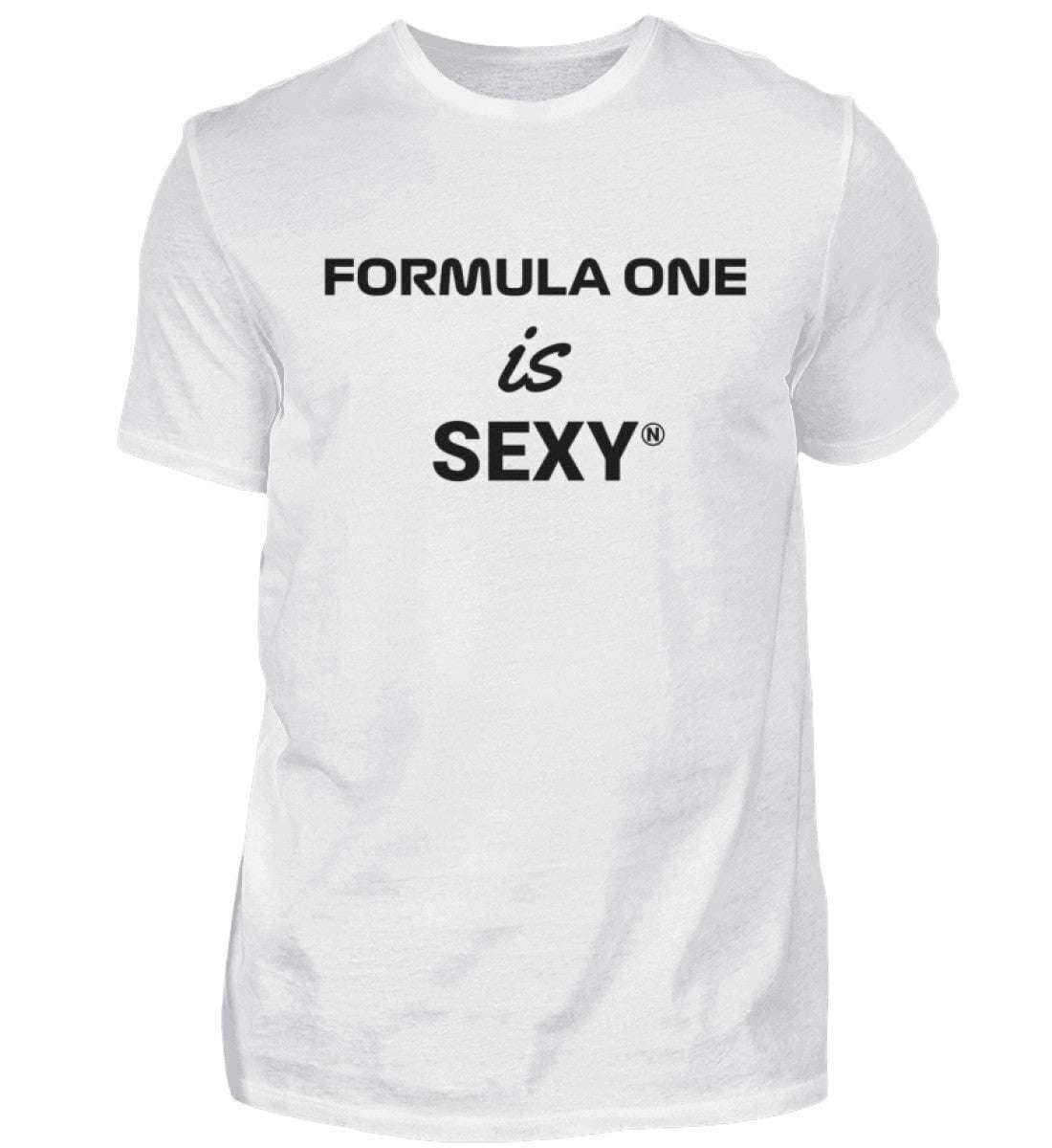 Formula One is Sexy Herren T-Shirt - Stylisches F1 Shirt | 100% Baumwolle | NOVAWEAR Herren Basic T-Shirt Novawear White S 