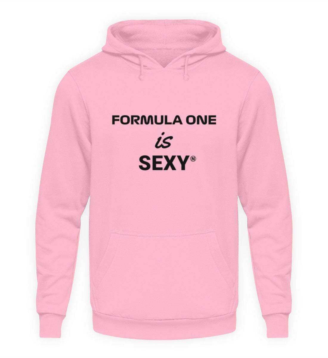 Formula One is Sexy Unisex Hoodie - Stylischer Kapuzenpullover | NOVAWEAR Unisex Hoodie Novawear Baby Pink XS 