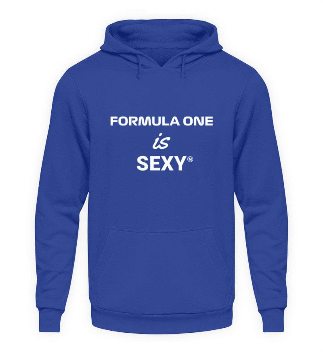 Formula One is Sexy Unisex Hoodie - Stylischer Kapuzenpullover | NOVAWEAR Unisex Hoodie Novawear Royal Blue XS 