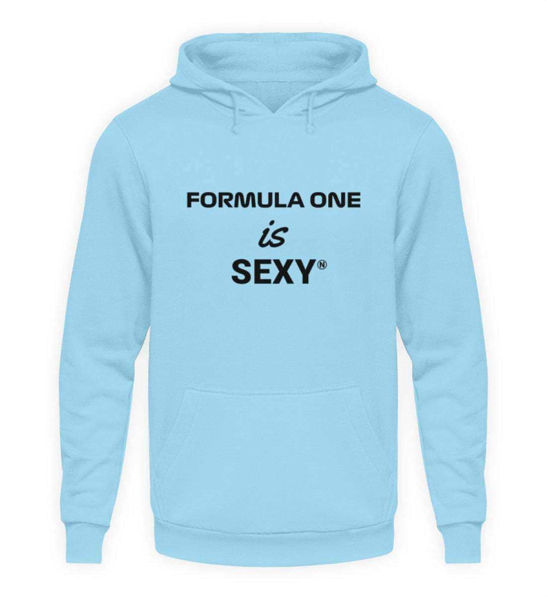 Formula One is Sexy Unisex Hoodie - Stylischer Kapuzenpullover | NOVAWEAR Unisex Hoodie Novawear Sky Blue XS 