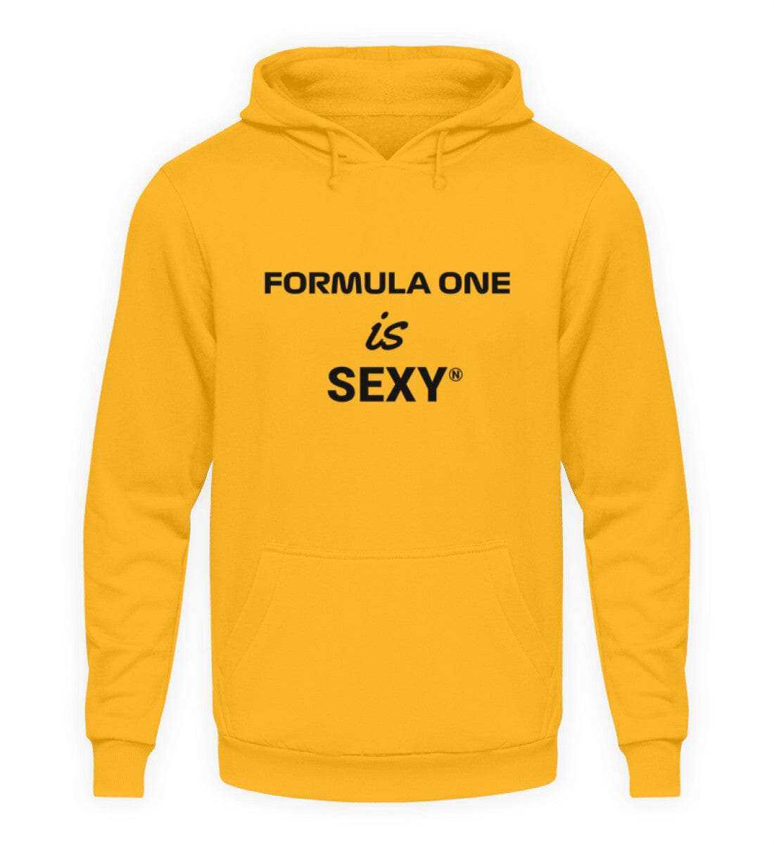 Formula One is Sexy Unisex Hoodie - Stylischer Kapuzenpullover | NOVAWEAR Unisex Hoodie Novawear Sun Yellow XS 