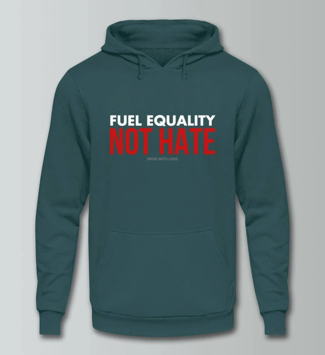 Fuel Equality - Not Hate - Unisex Kapuzenpullover Hoodie Kapuzenpullover Novawear Airforce Blue XS 