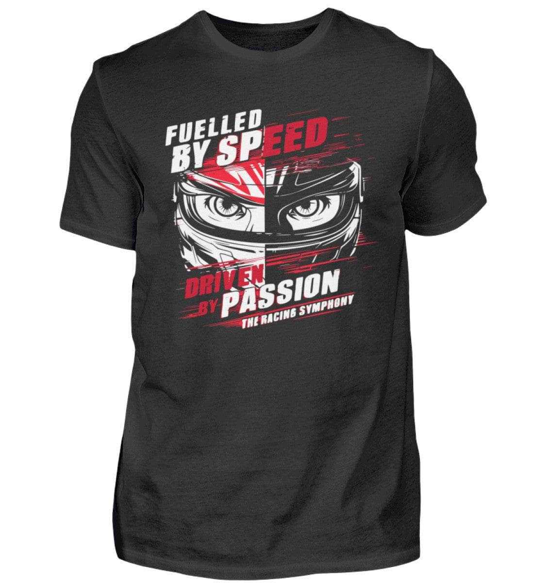 Fuelled by Speed - Driven by Passion - Unisex Shirt T-Shirt Novawear Schwarz XS 