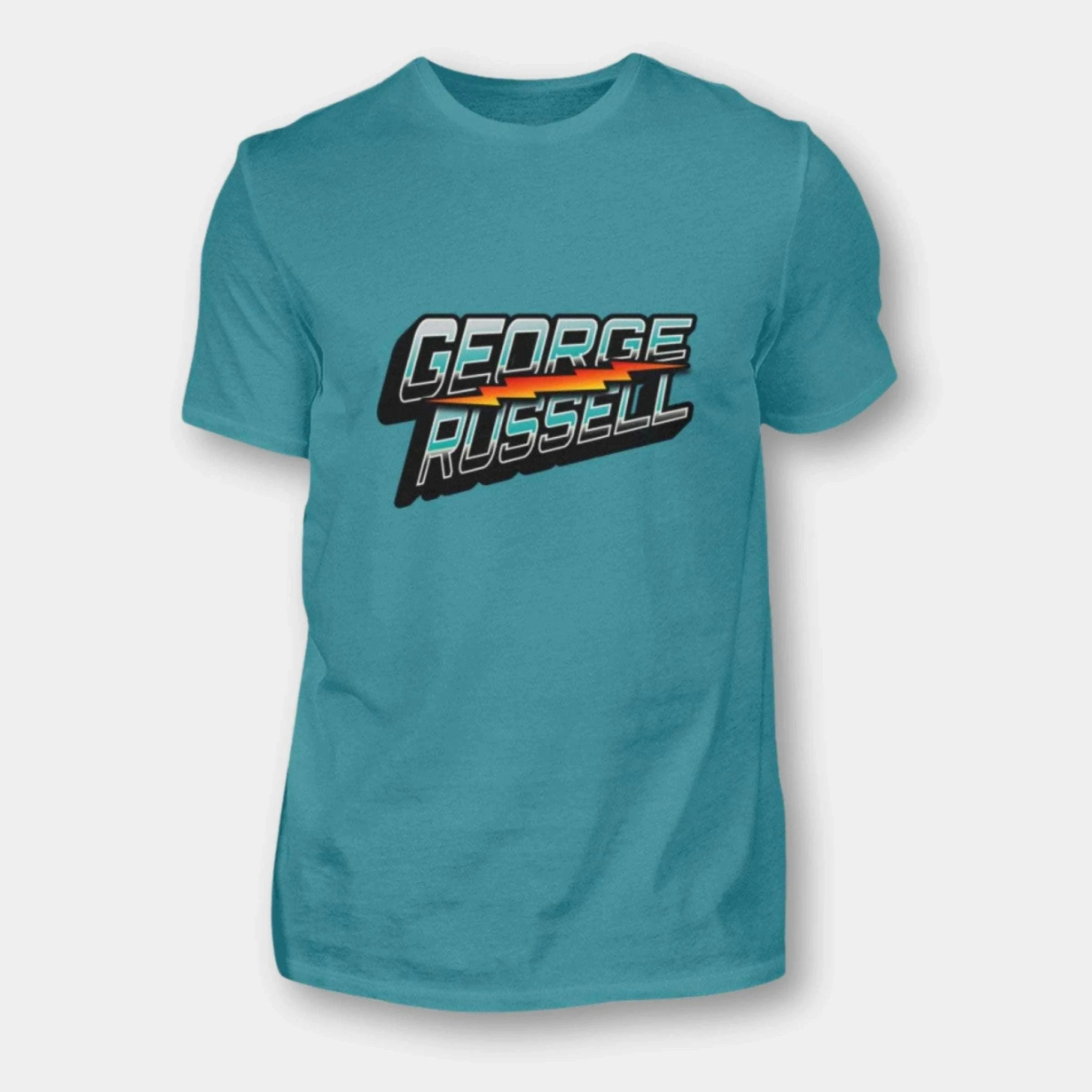 George Russel - Herren Shirt Herren Basic T-Shirt Novawear Diva Blue XS 