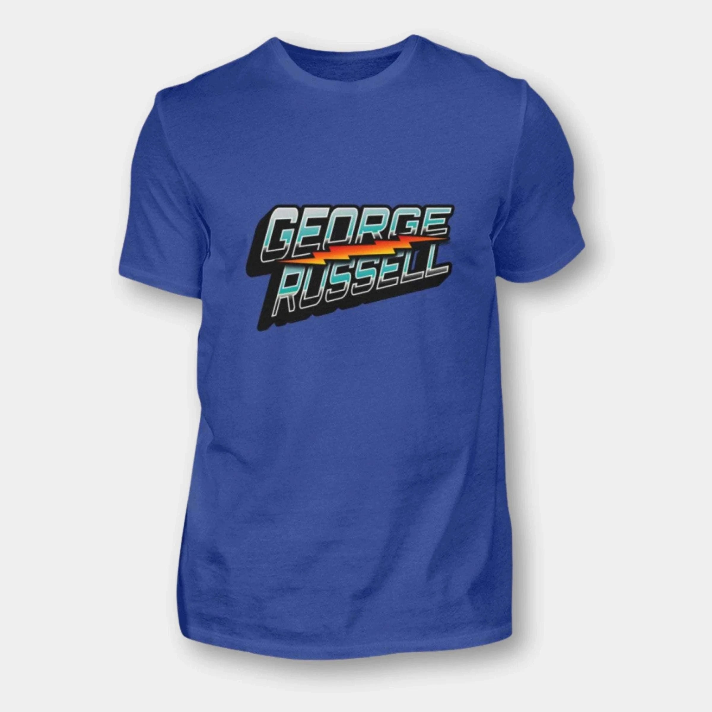George Russel - Herren Shirt Herren Basic T-Shirt Novawear Royal Blue XS 