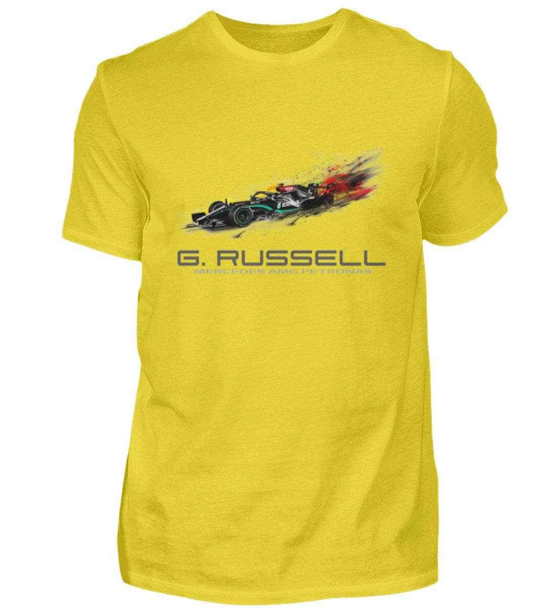 George Russell Mercedes AMG Petronas - Unisex Shirt T-Shirt Novawear Gold XS 