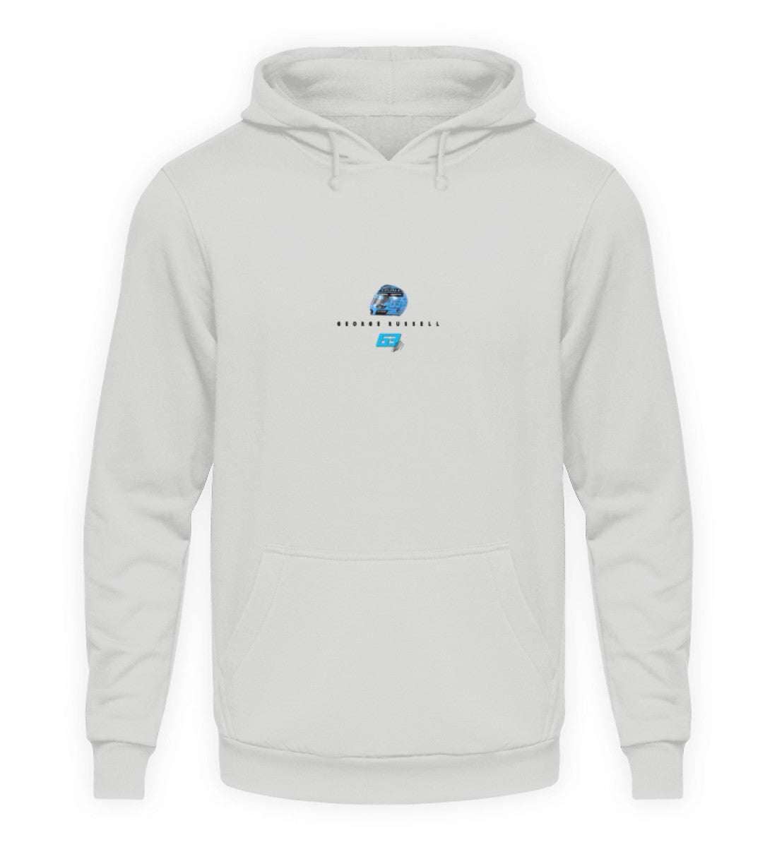 George Russell Mercedes - Unisex Kapuzenpullover Hoodie Unisex Hoodie Novawear Sport Grey XS 