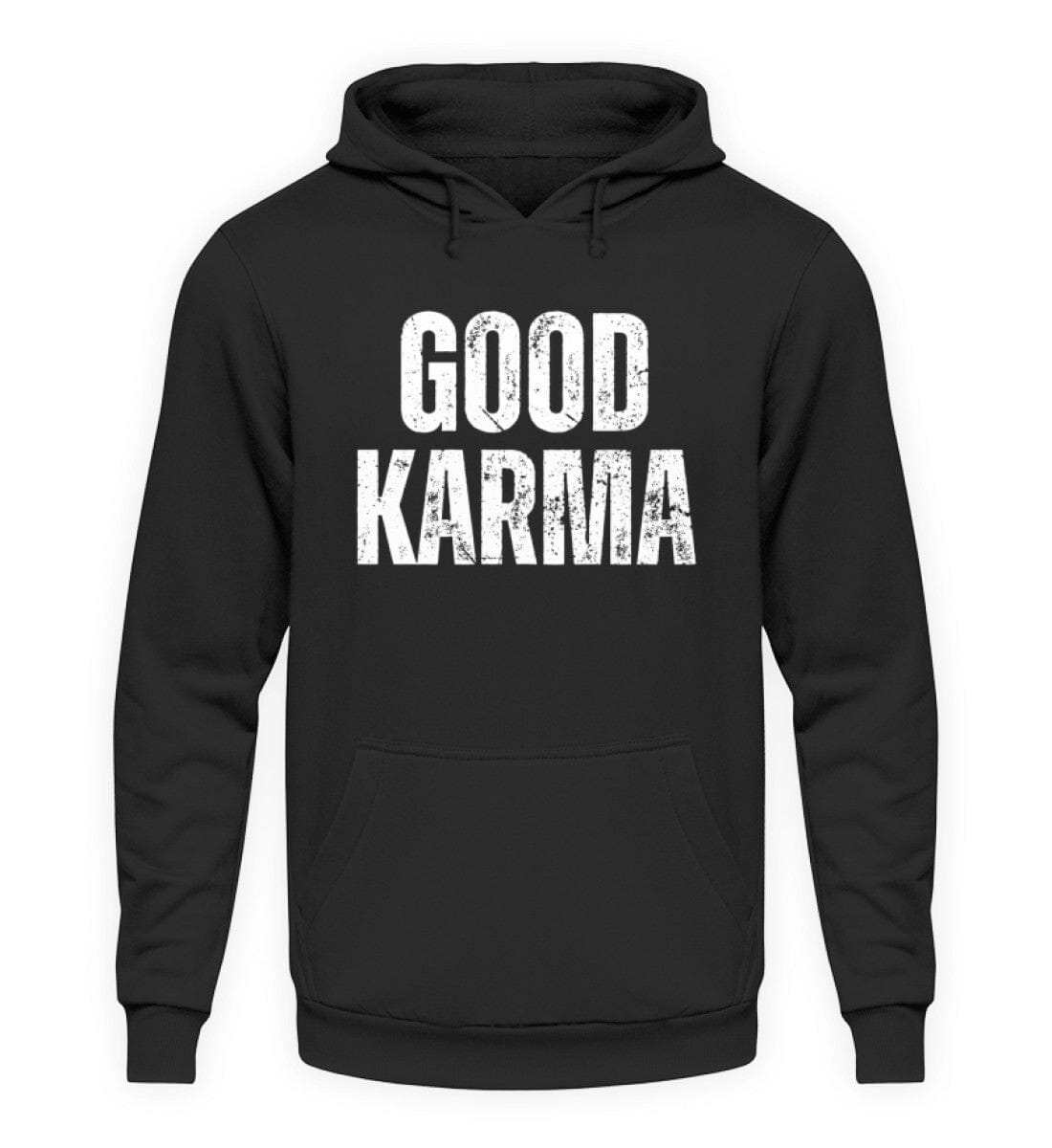 Good Karma - Unisex Kapuzenpullover Hoodie Kapuzenpullover Novawear Deep Black XS 