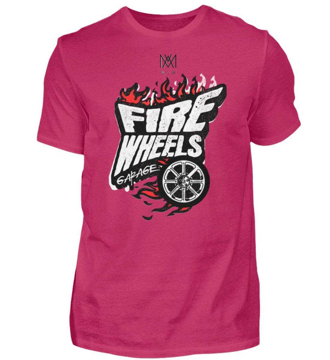 Fire Wheels T-Shirt für Rennsportfans | T-Shirt bei Novawear