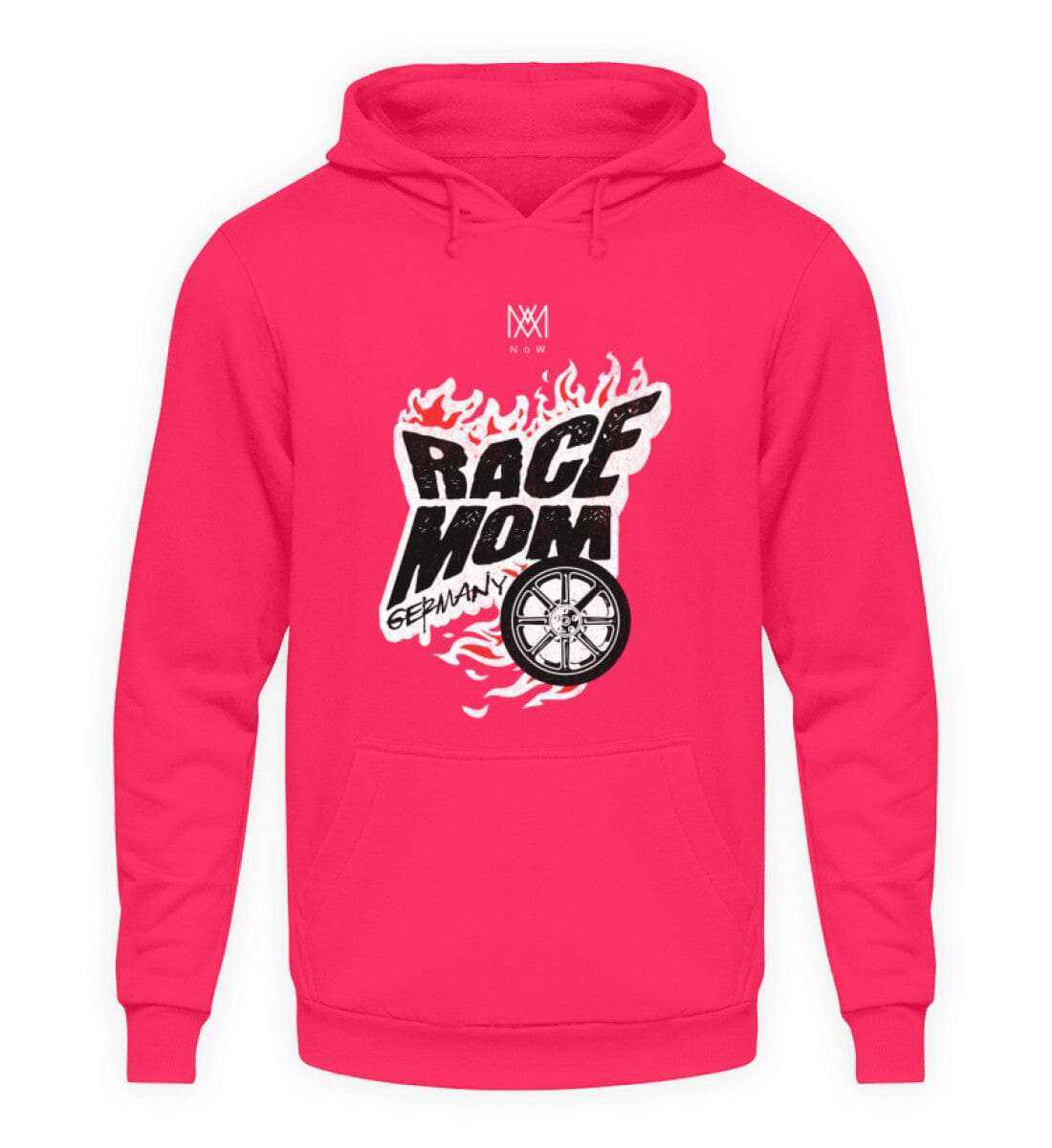 Grid Girl Race Mom - Unisex Kapuzenpullover Hoodie Unisex Hoodie Shirtee Hot Pink XS 