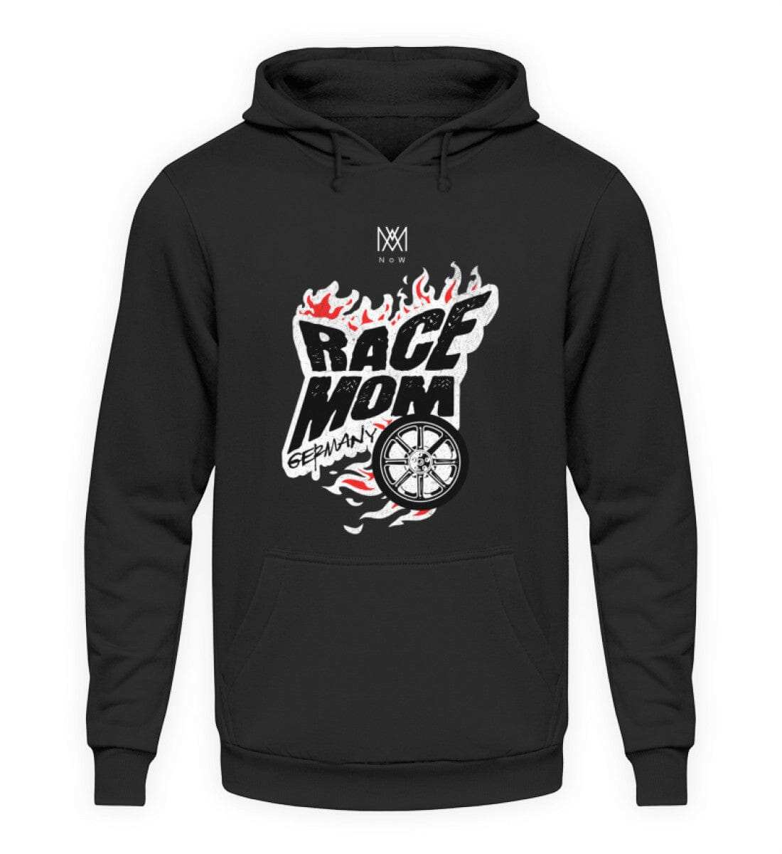 Grid Girl Race Mom - Unisex Kapuzenpullover Hoodie Unisex Hoodie Shirtee Tief Schwarz XS 