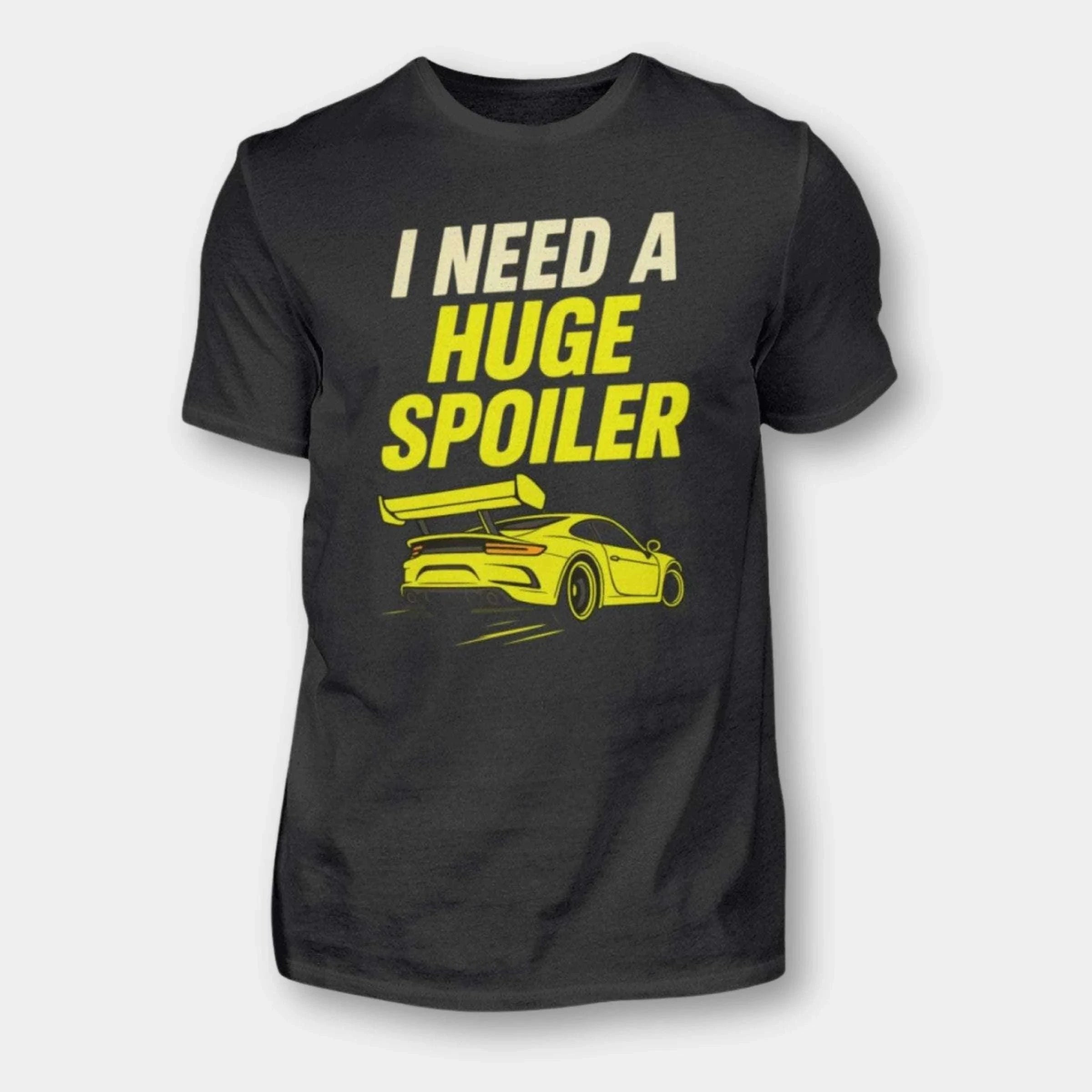 I Need a Huge Spoiler – Tuning Shirt für PS-Liebhaber | NOVAWEAR Herren Basic T-Shirt Novawear Black XS 