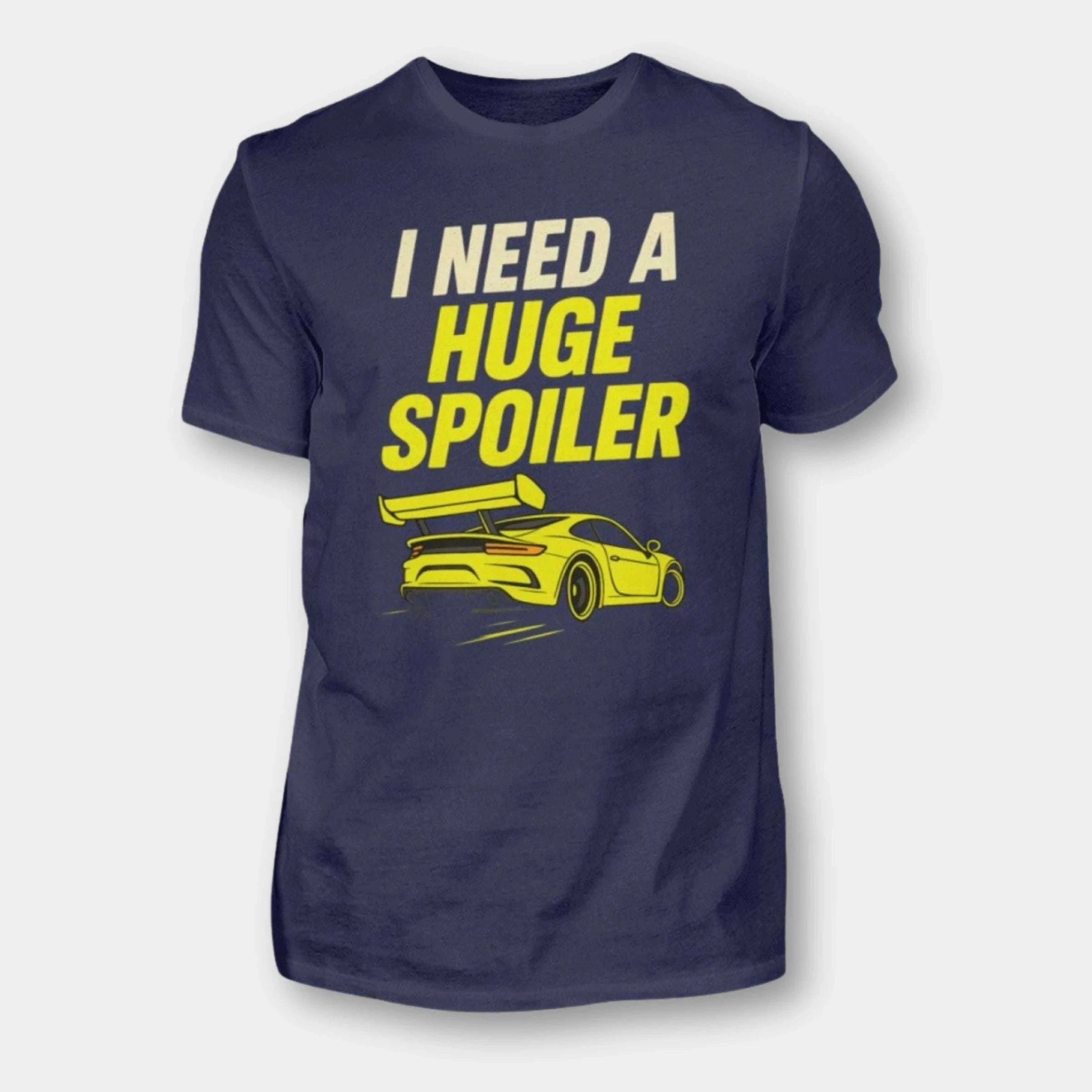 I Need a Huge Spoiler – Tuning Shirt für PS-Liebhaber | NOVAWEAR Herren Basic T-Shirt Novawear Navy XS 