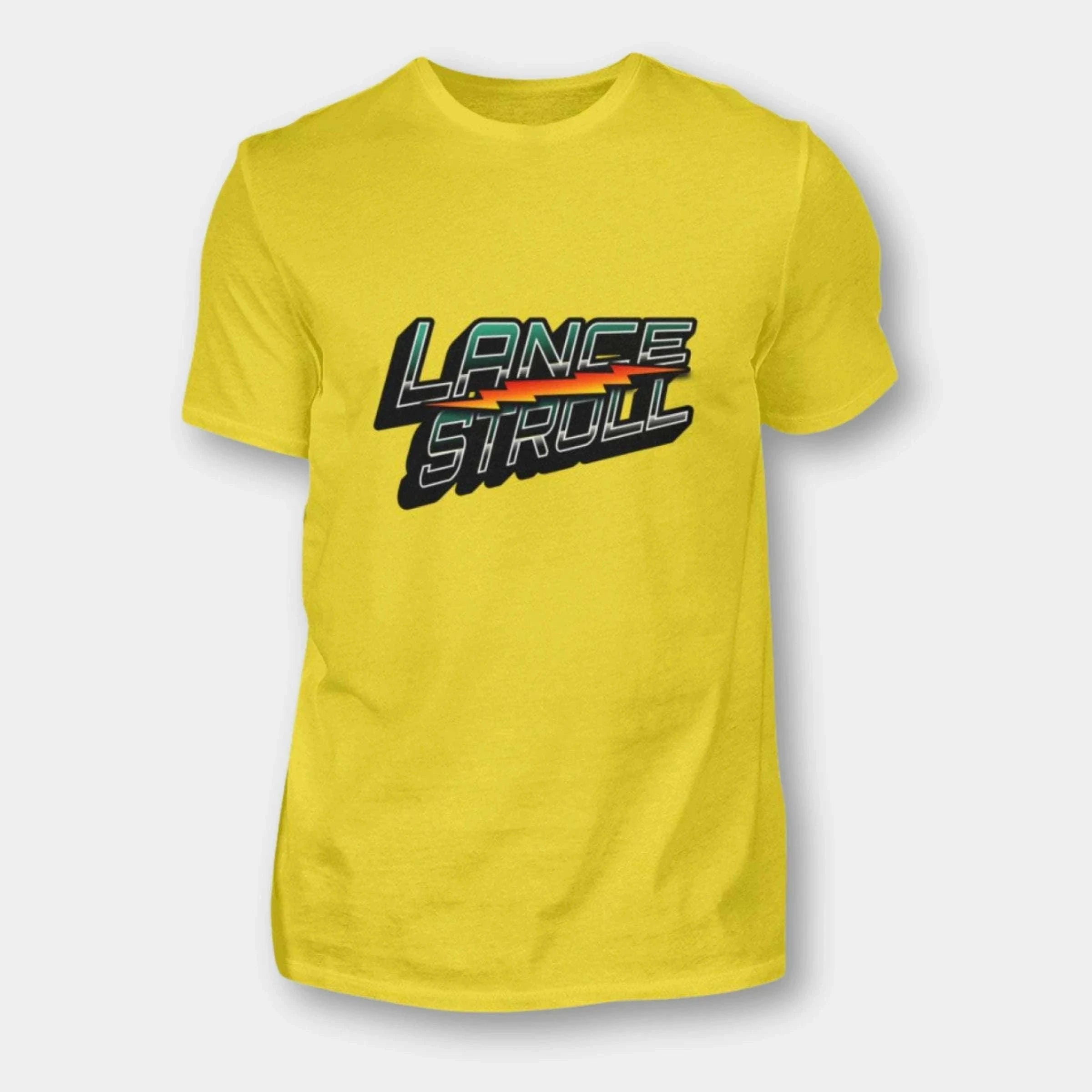 Lance Stroll - Herren Shirt Herren Basic T-Shirt Novawear Gold XS 