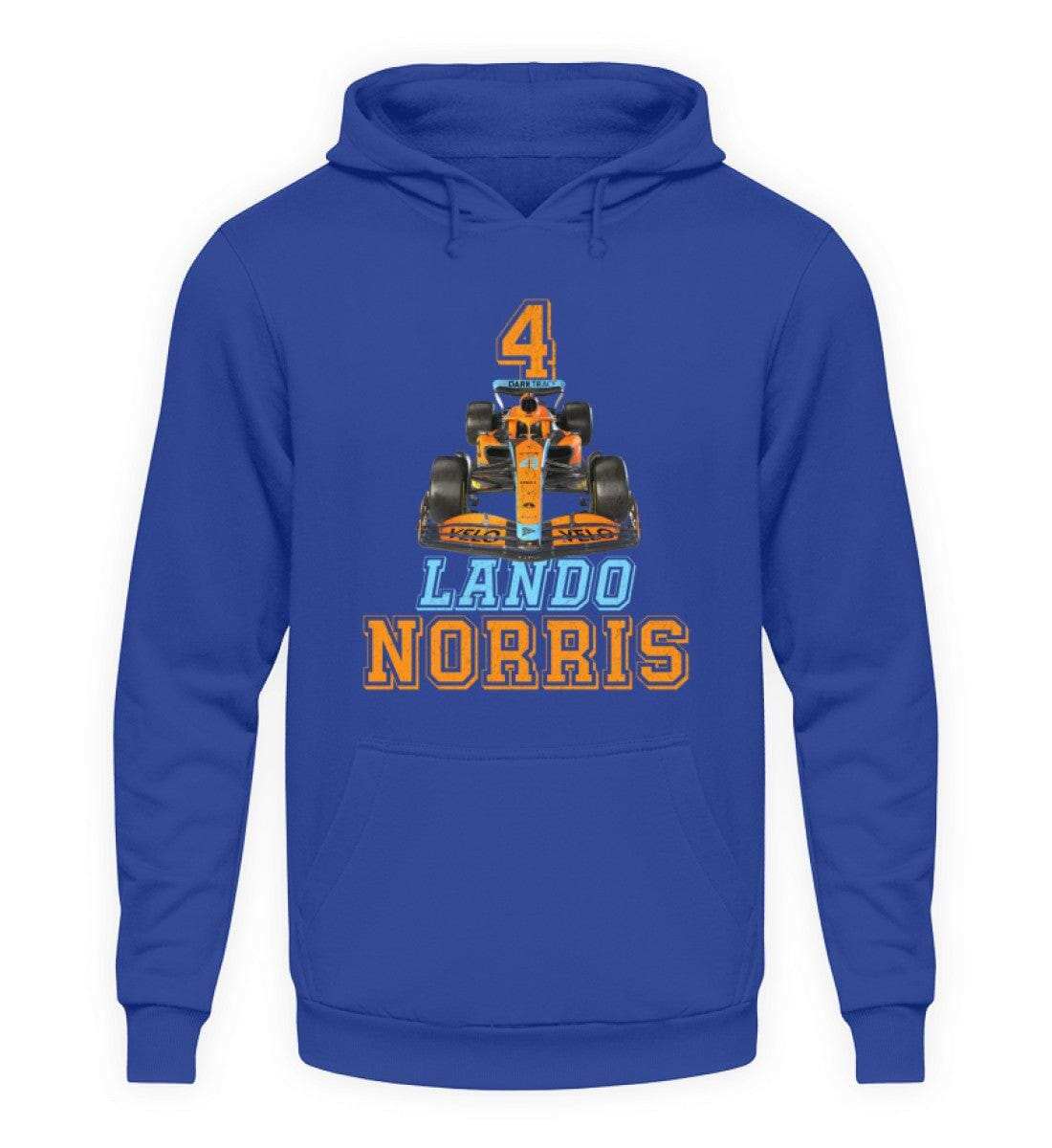 Lando Norris Fan-Shirt - Unisex Kapuzenpullover Hoodie Unisex Hoodie Novawear Royalblau XS 