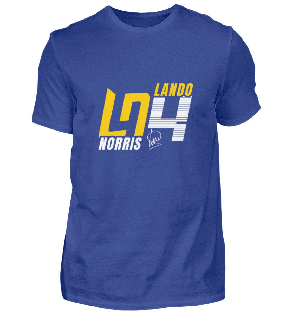 Lando Norris Limeted Edition 2024 - Herren Shirt Herren Basic T-Shirt Novawear Royal Blue XS 