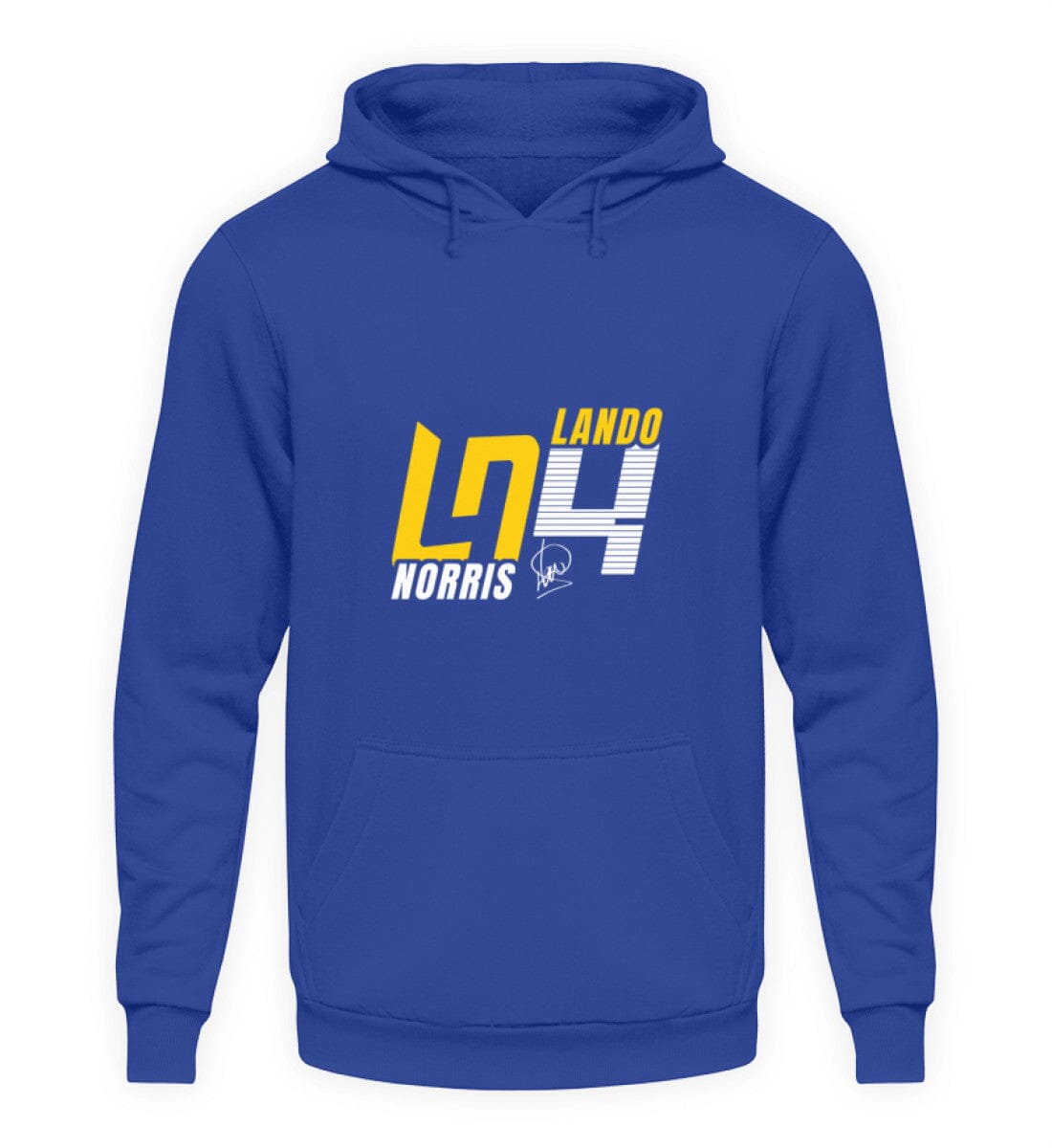 Lando Norris Limeted Edition 2024 - Unisex Kapuzenpullover Hoodie Unisex Hoodie Novawear Royal Blue XS 