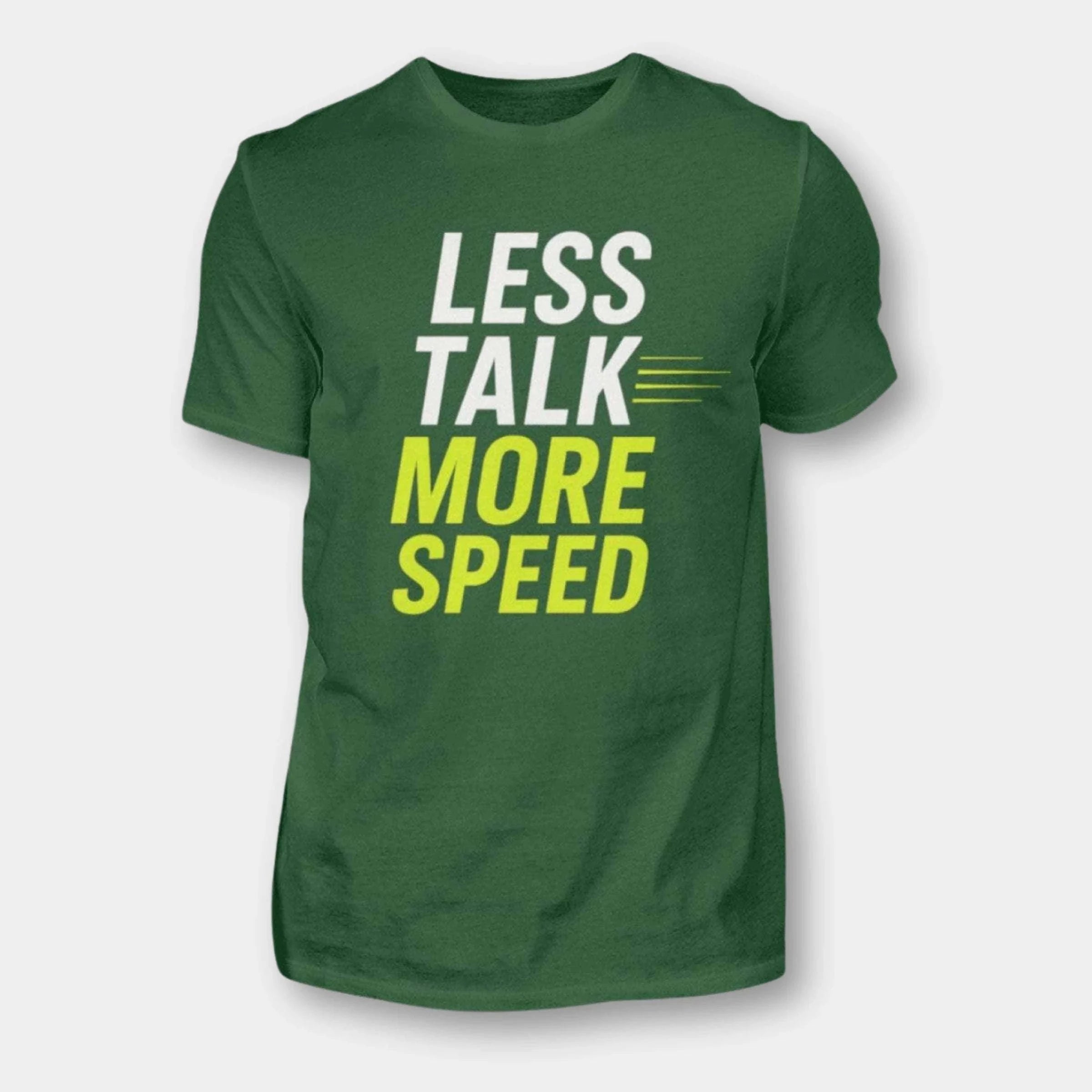 Less Talk. More Speed. – Racing Shirt für Speed-Junkies | NOVAWEAR Herren Basic T-Shirt Novawear Bottle Green XS 