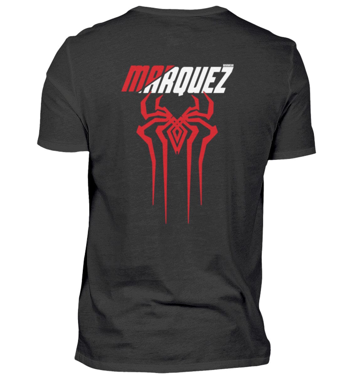 Marc Marquez Backprint - T-Shirt Herren Basic T-Shirt Novawear Black XS 