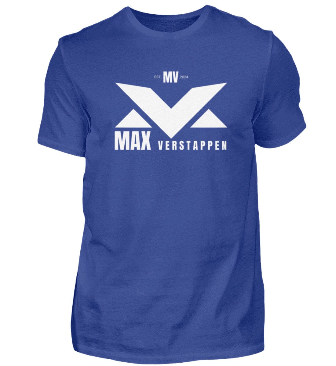 Max Verstappen Limited Edition 2024 - Shirt Herren Basic T-Shirt Novawear Royal Blue XS 