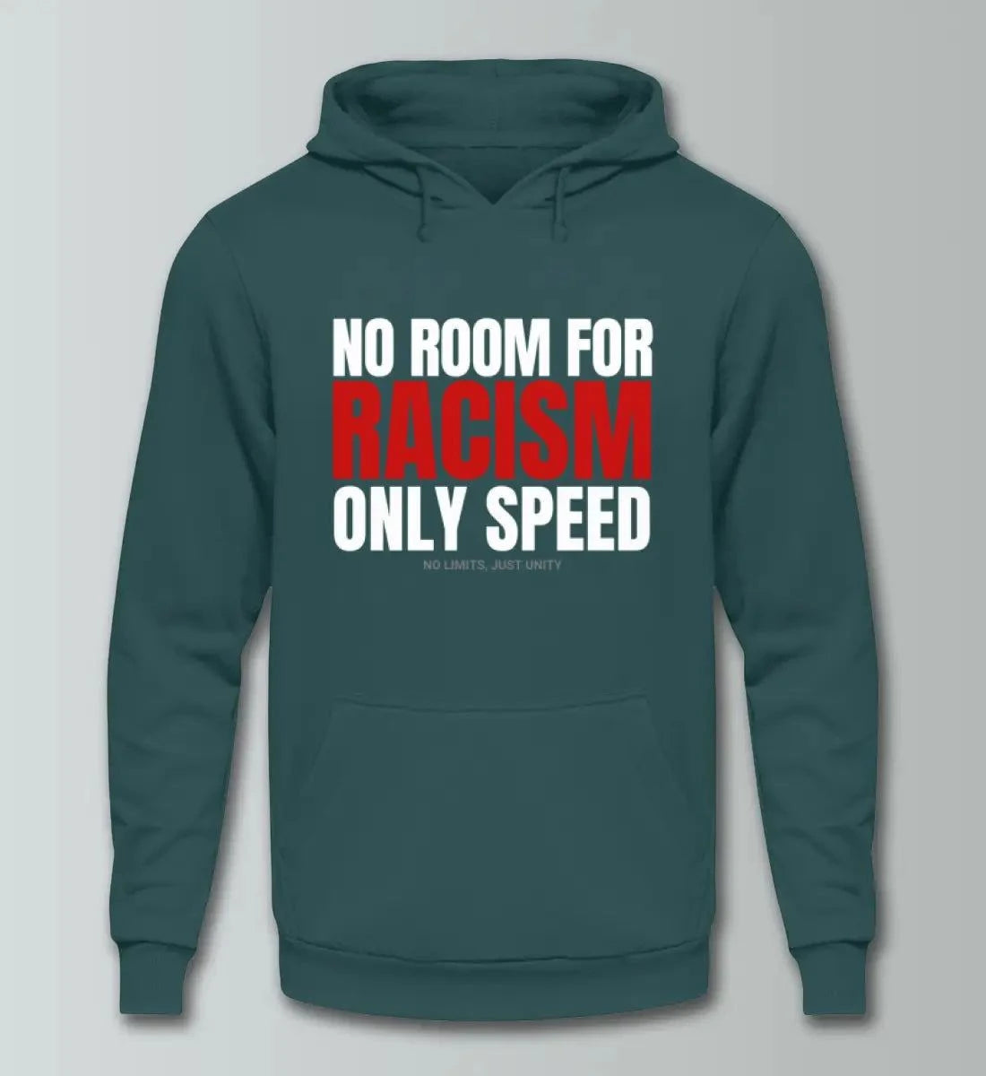 No Room for Racism - only Speed - Unisex Kapuzenpullover Hoodie Kapuzenpullover Novawear Airforce Blue XS 